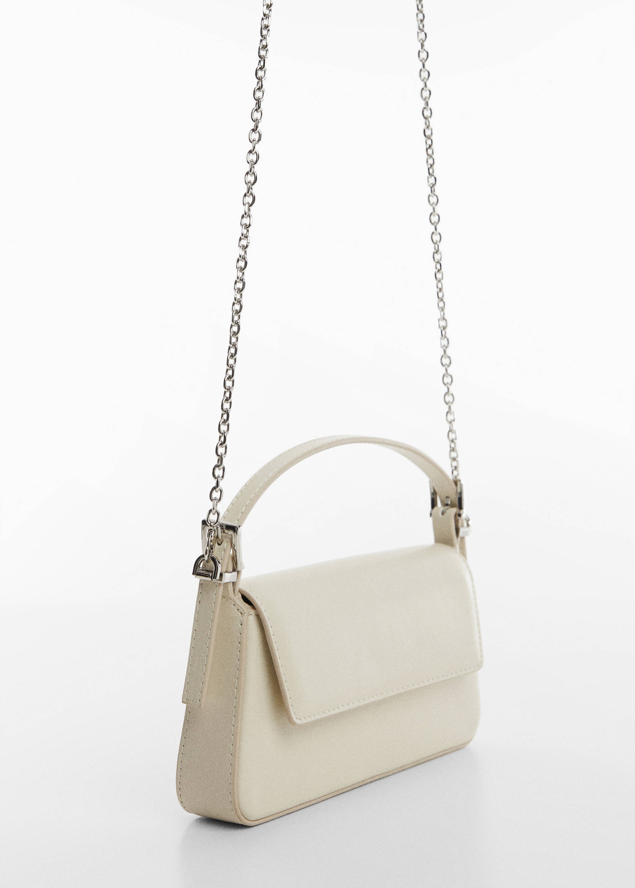 Double strap bag with flap - Medium plane