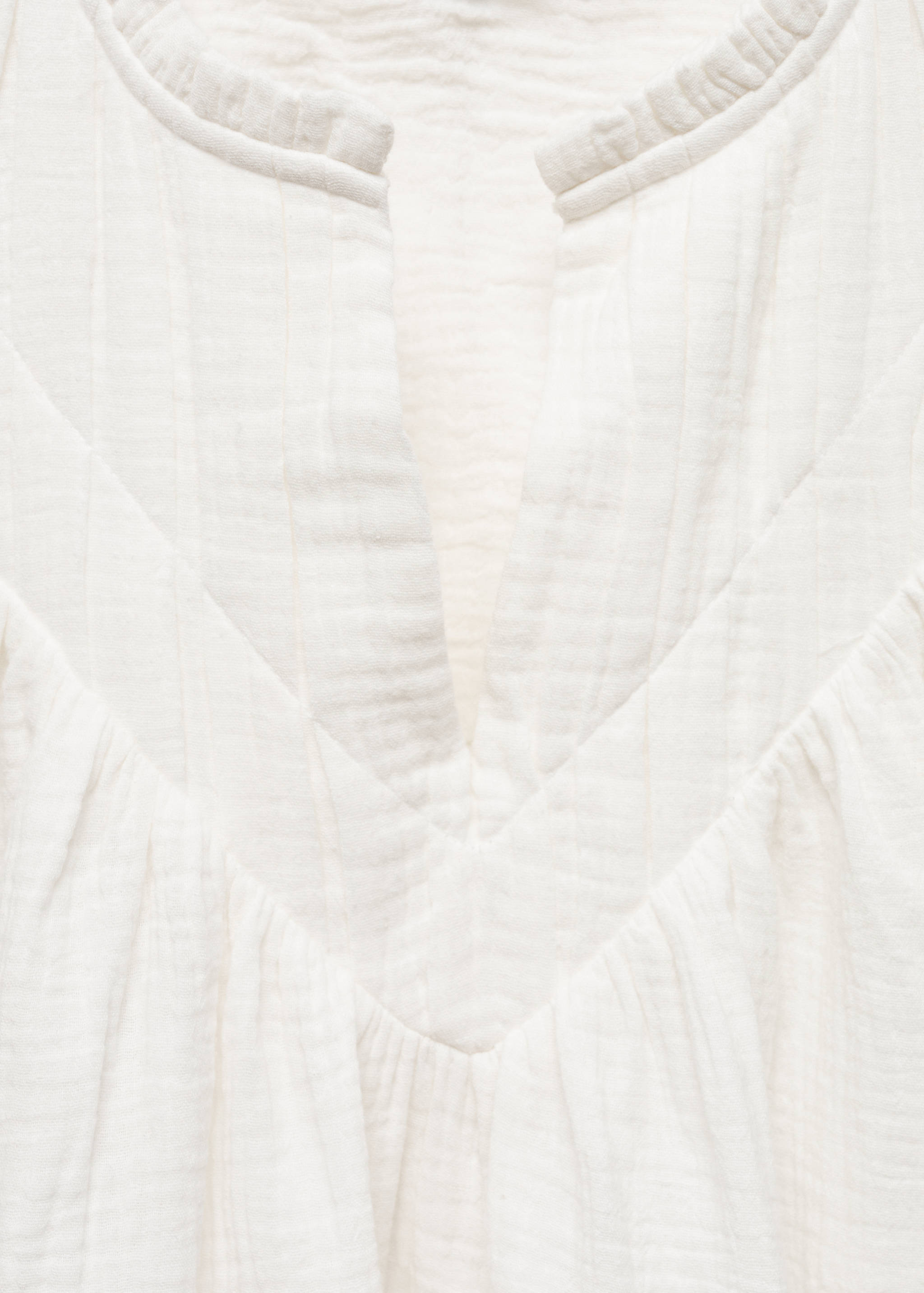 Blouse coton tissu plissé - Détail de l'article 8