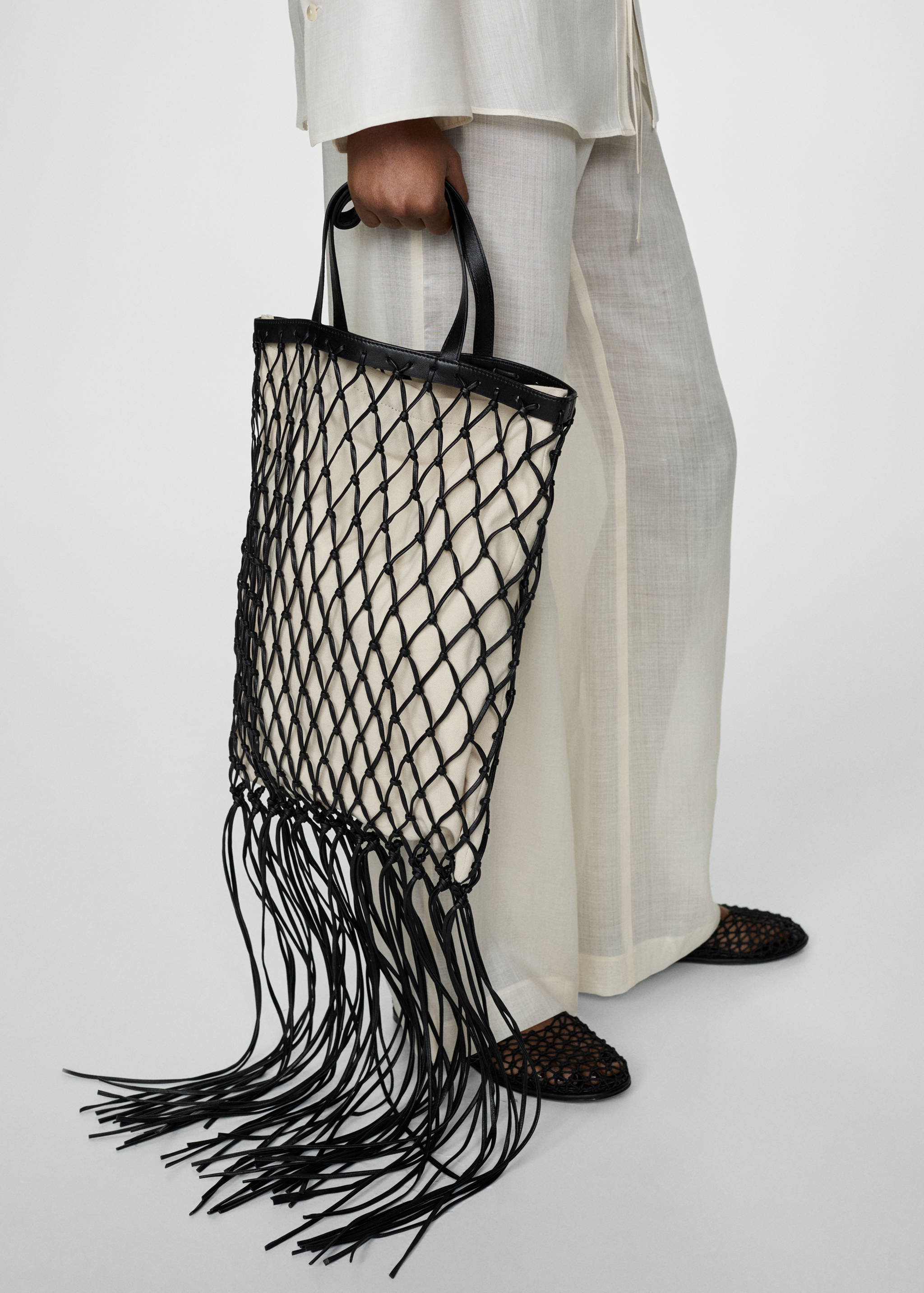 Кожаная сумка шоппер - Деталь изделия 9