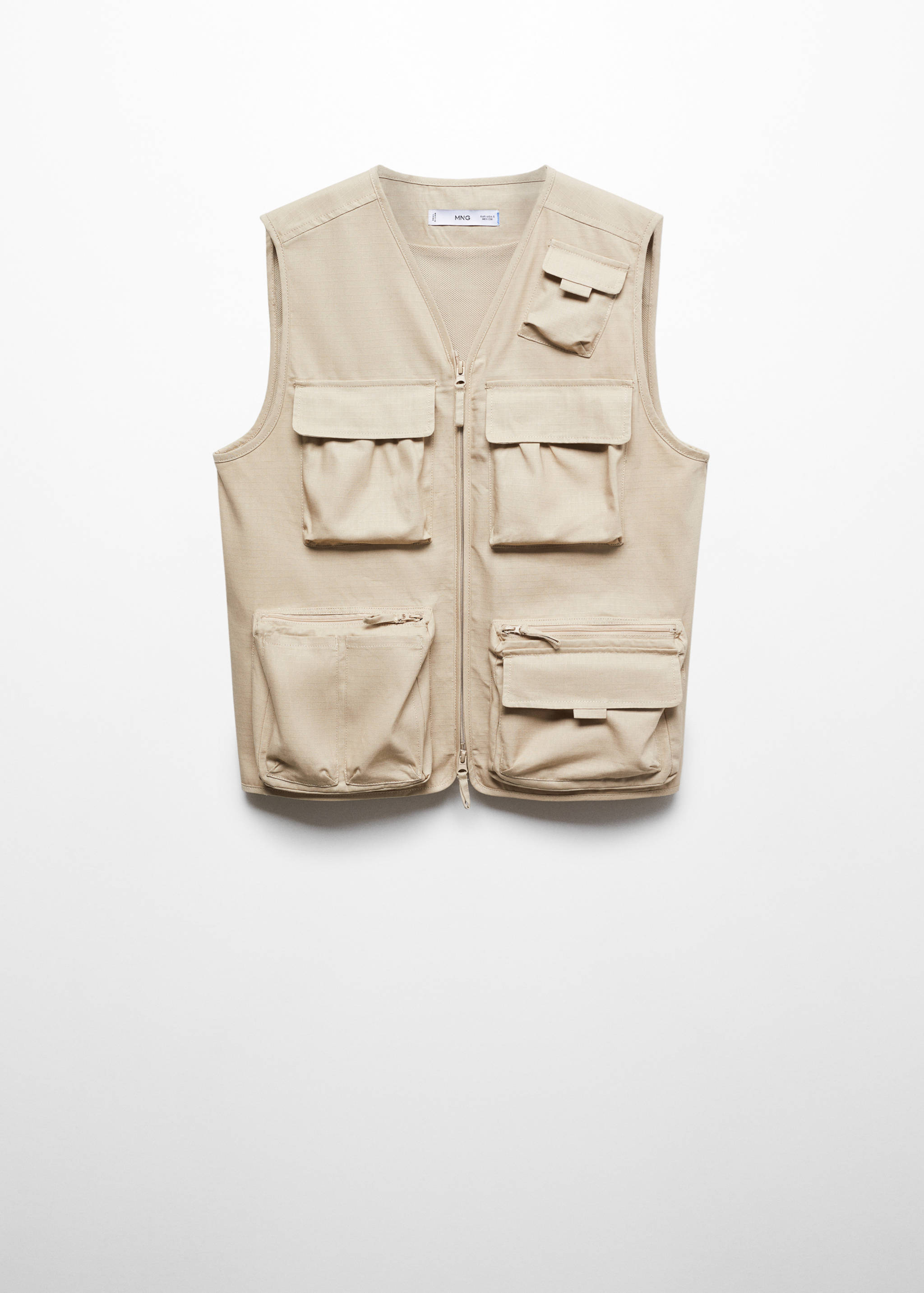 Chaleco oversize bolsillos cargo - Artículo sin modelo