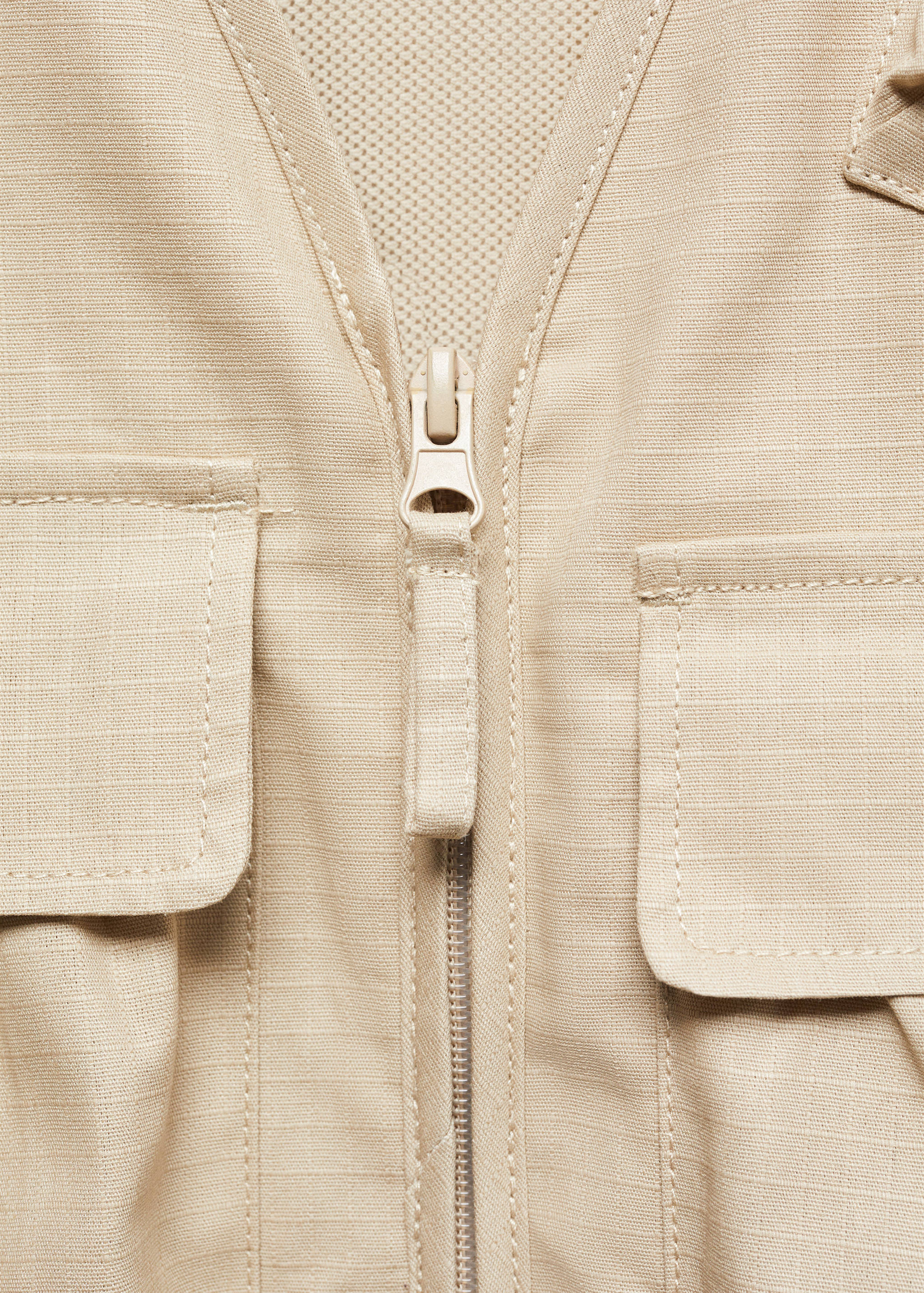 Chaleco oversize bolsillos cargo - Detalle del artículo 8