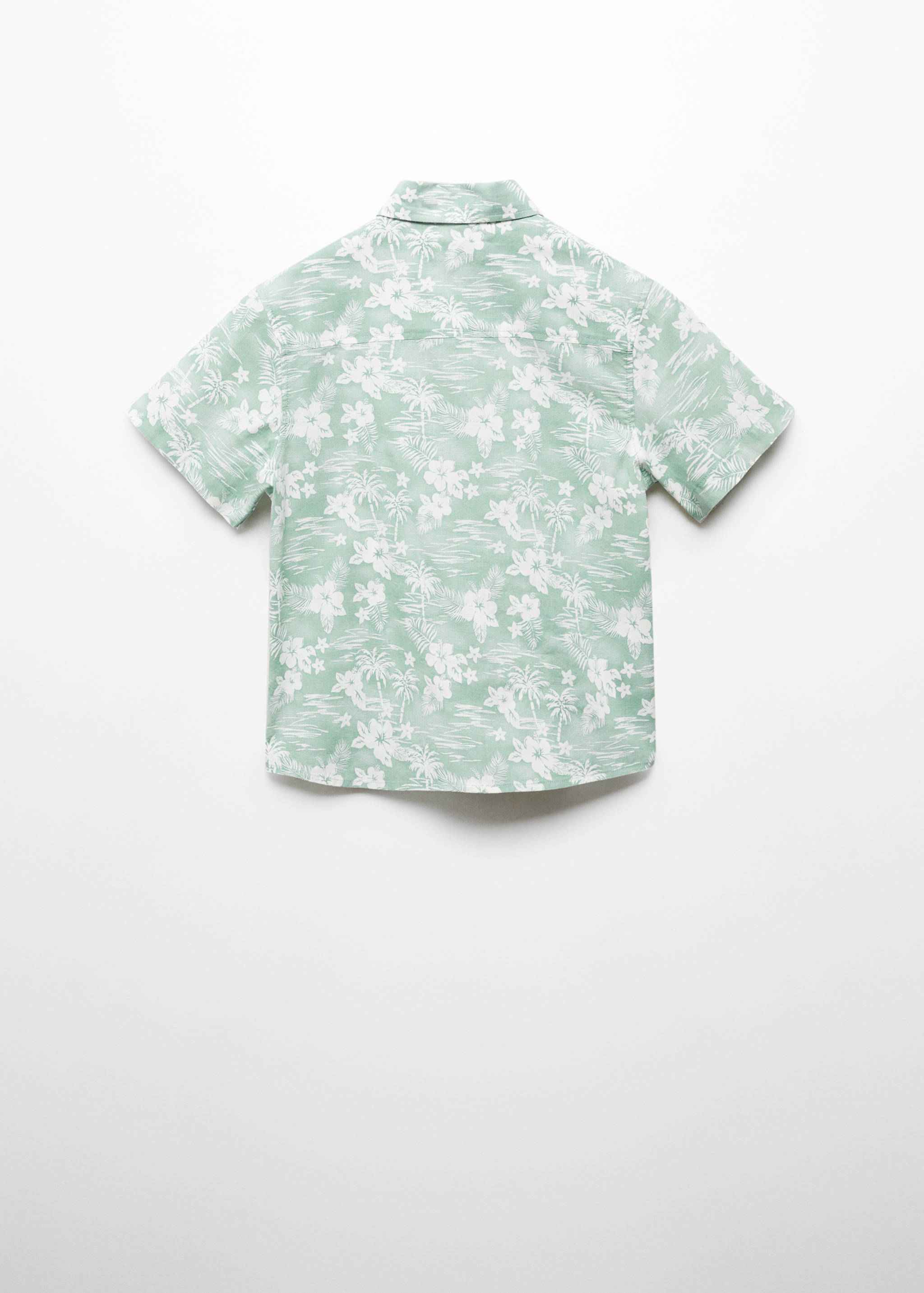 Chemise imprimée manches courtes - Verso de l’article