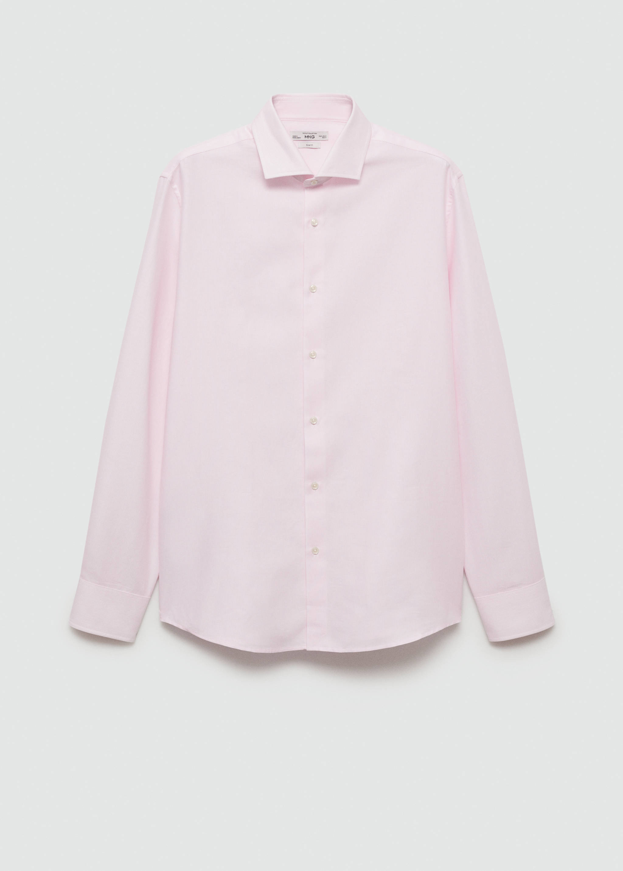 Camisa traje slim fit microraya twill - Artículo sin modelo