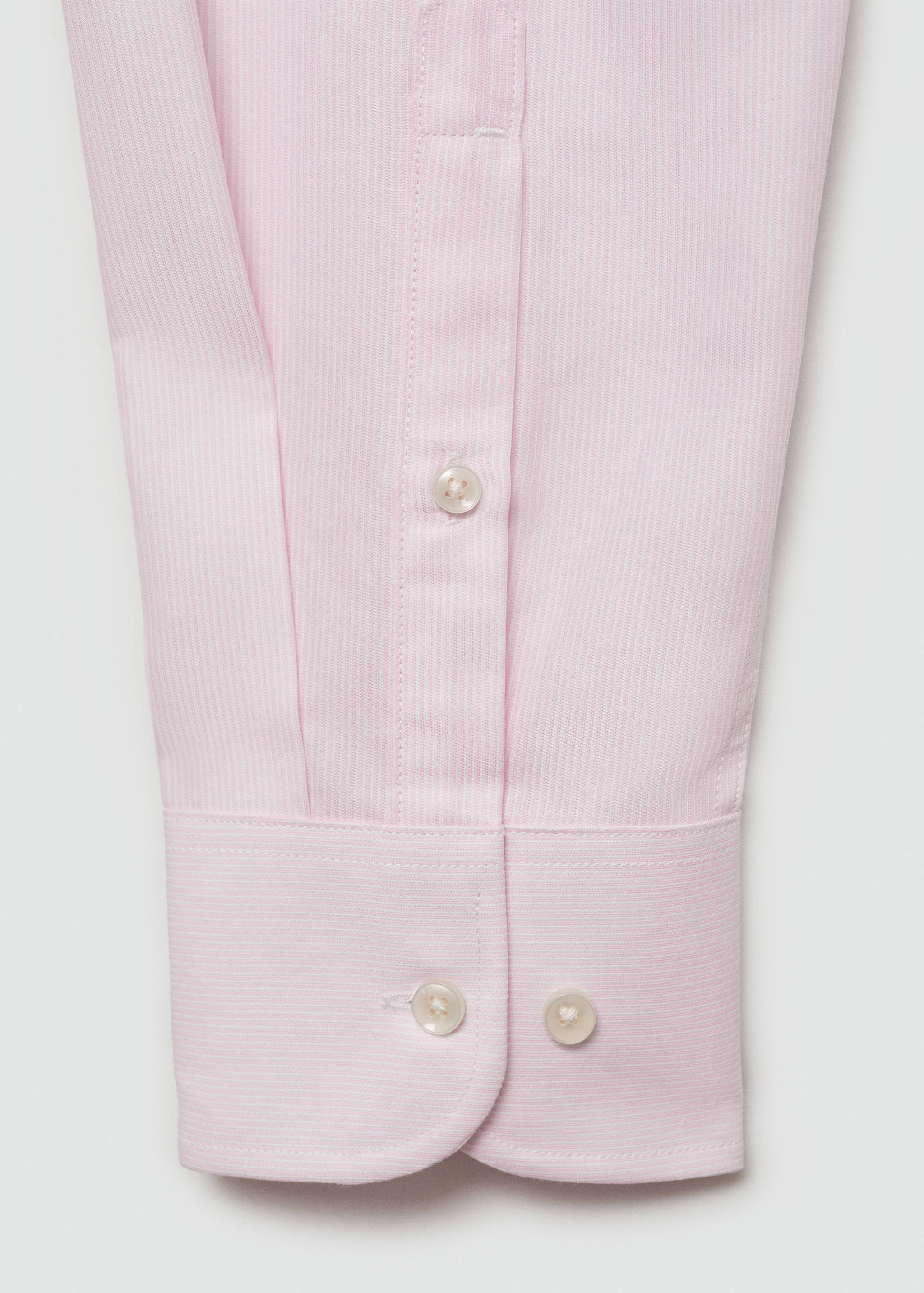 Camisa traje slim fit microraya twill - Detalle del artículo 0