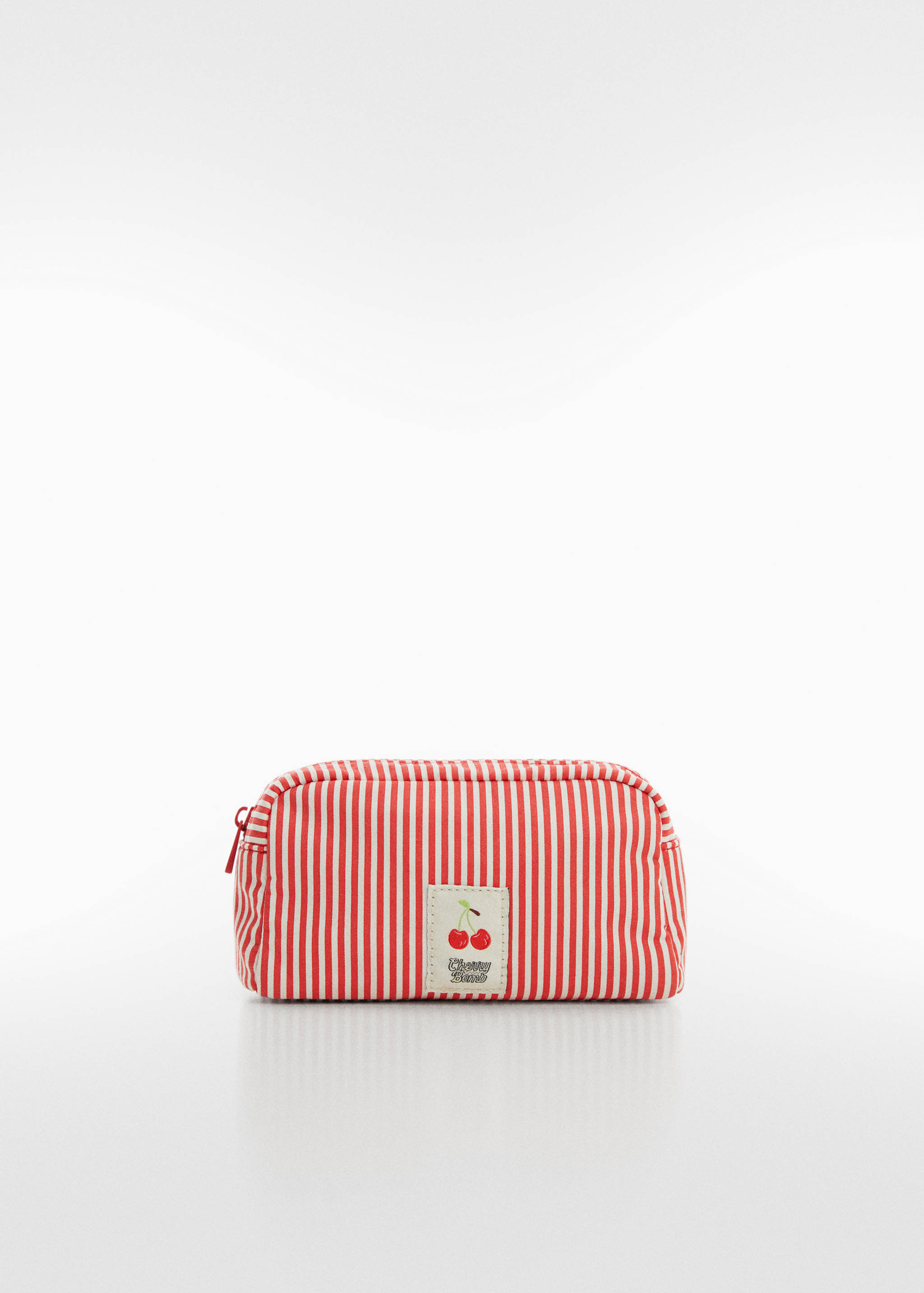 Stripe-print toiletry bag - Article without model