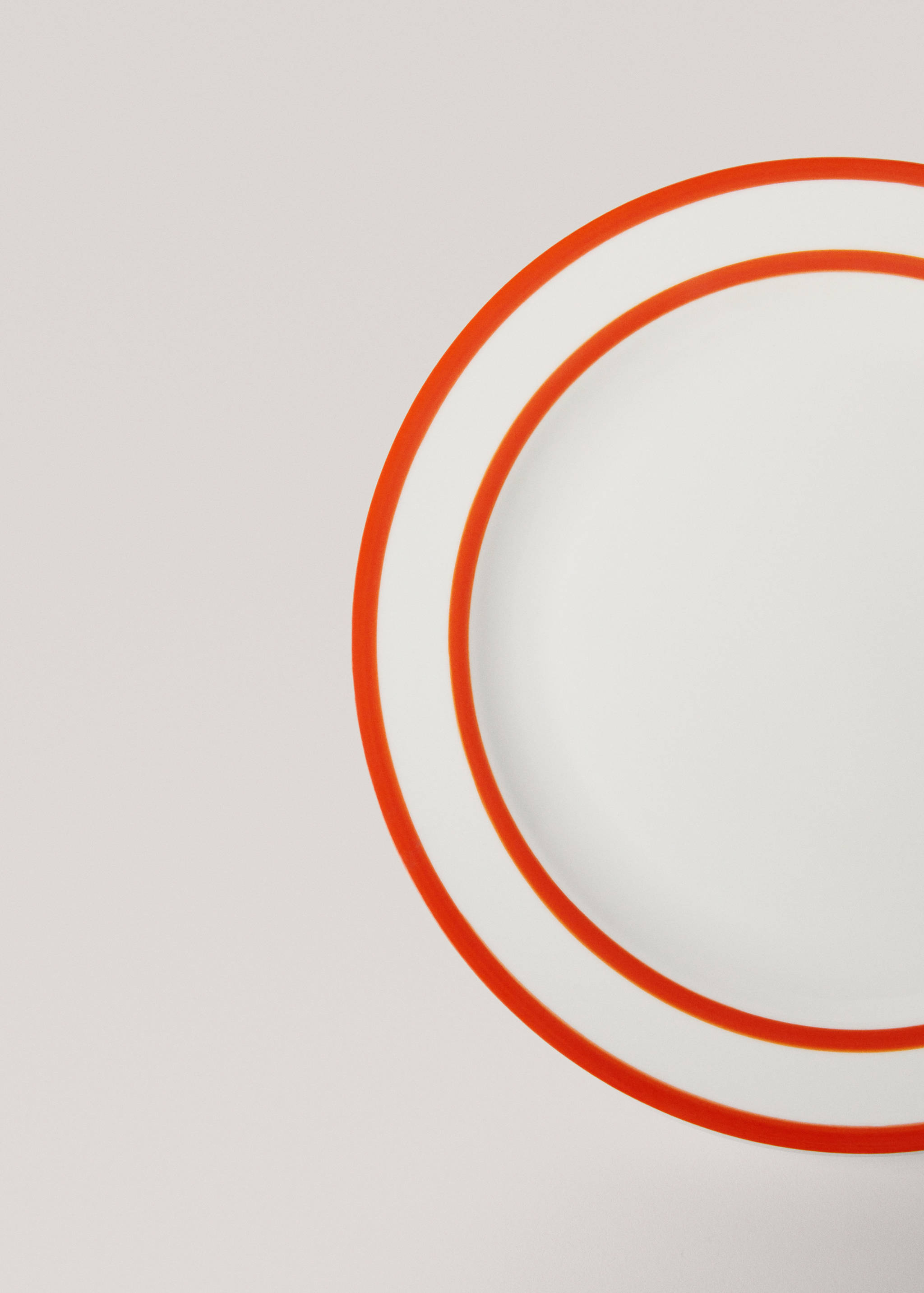 Double-edged stoneware dessert plate - Details of the article 2