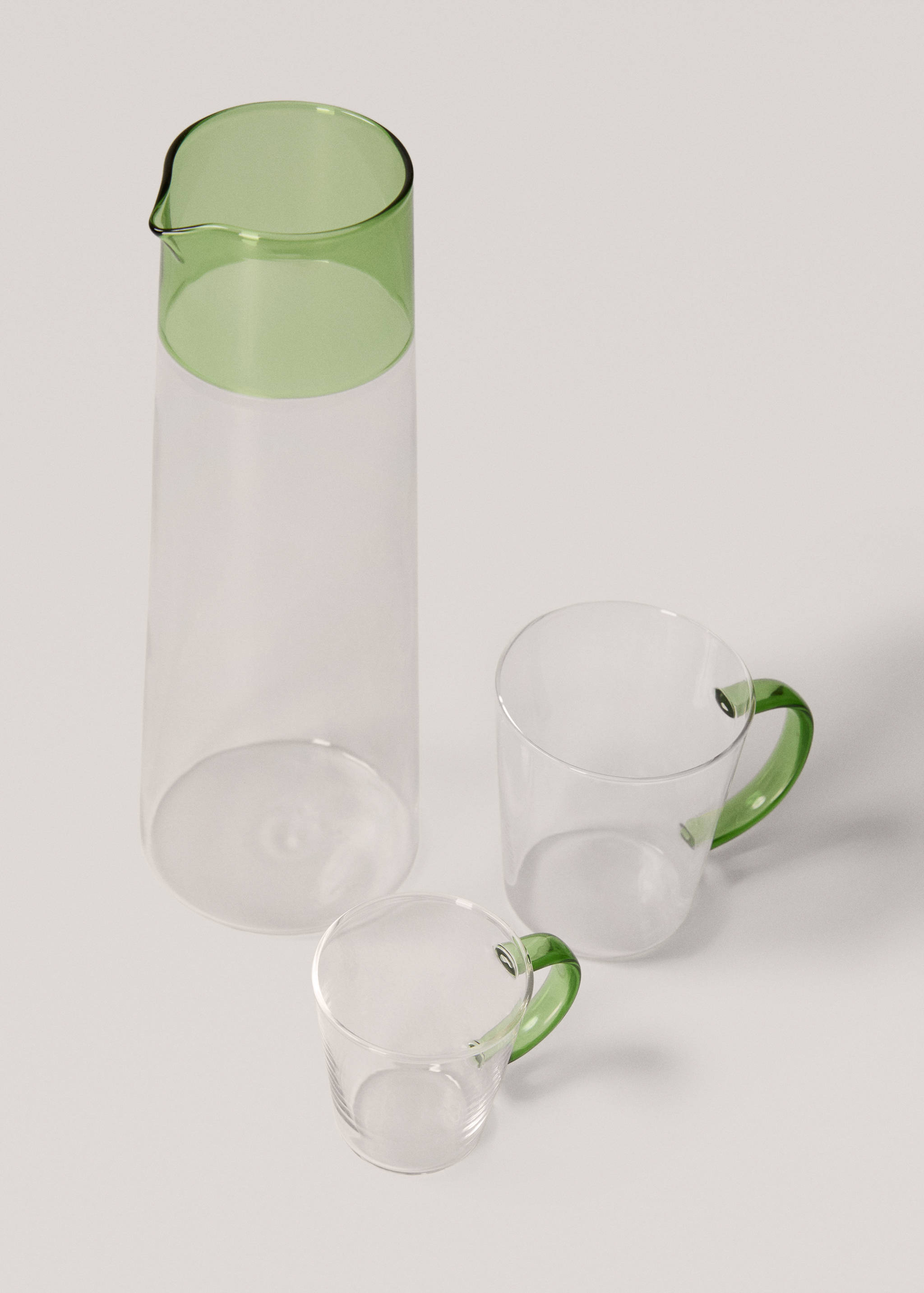 Carafă de sticlă borosilicată bicoloră - Detaliu al articolului 3