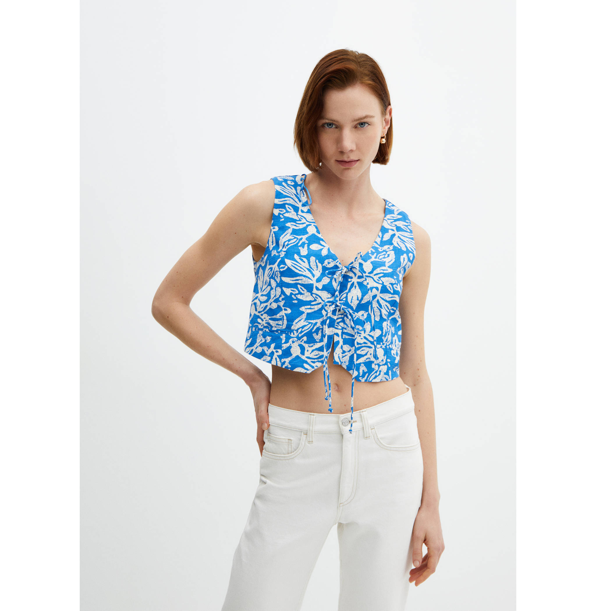 Vest with tie closure - Medium plane