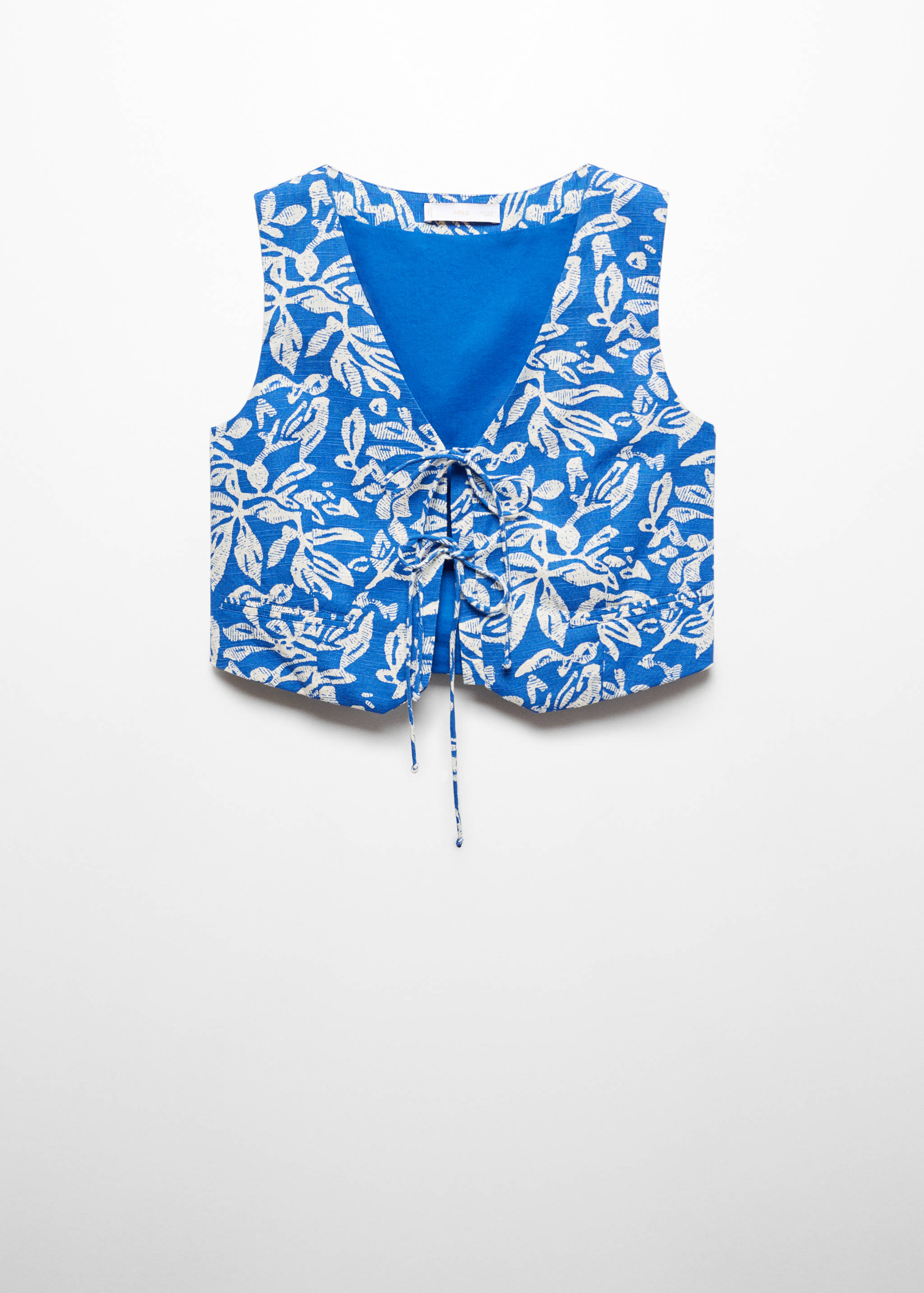 Vest with tie closure - Article without model