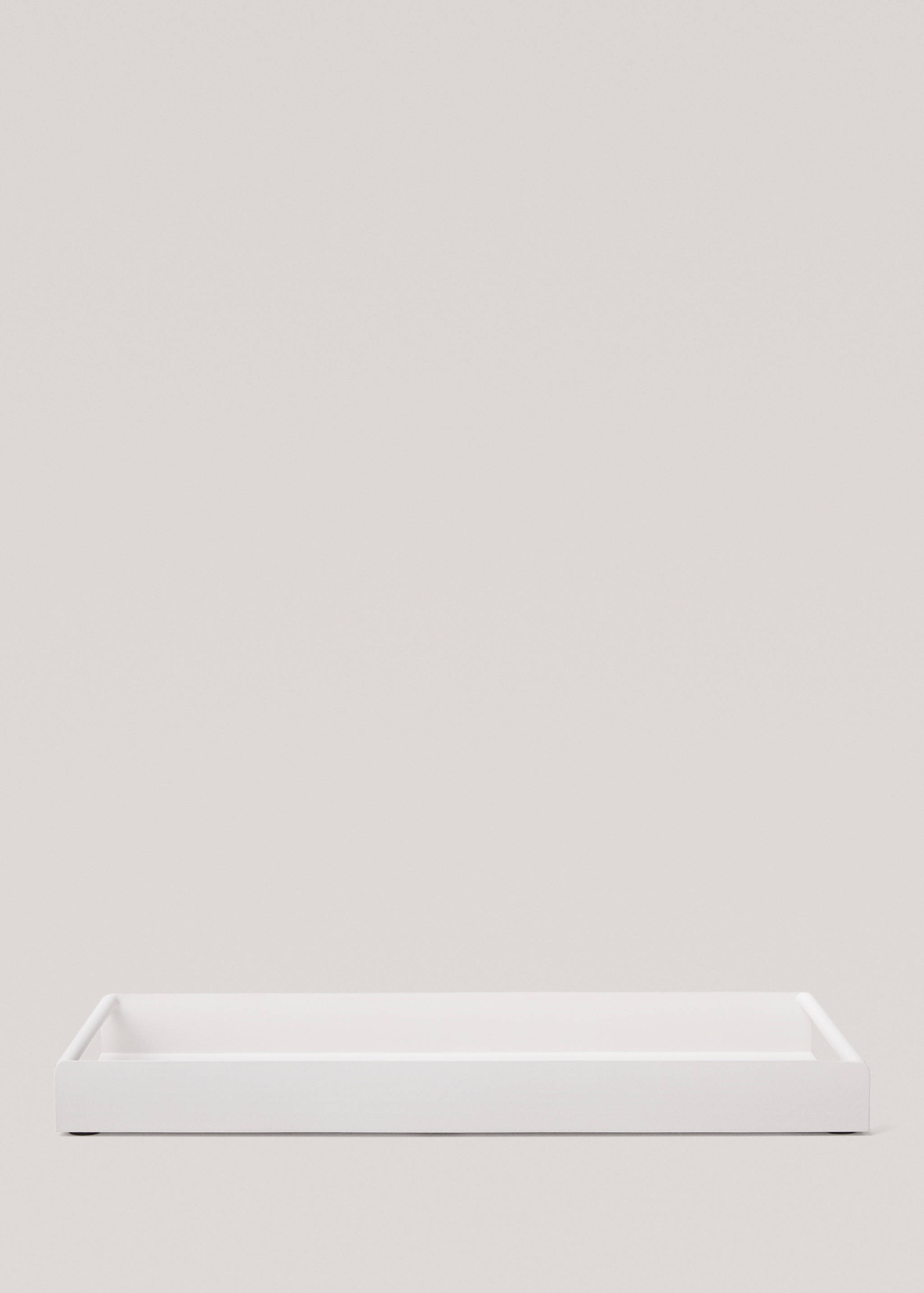 Plateau rectangulaire métallique 46x20 cm - Article sans modèle