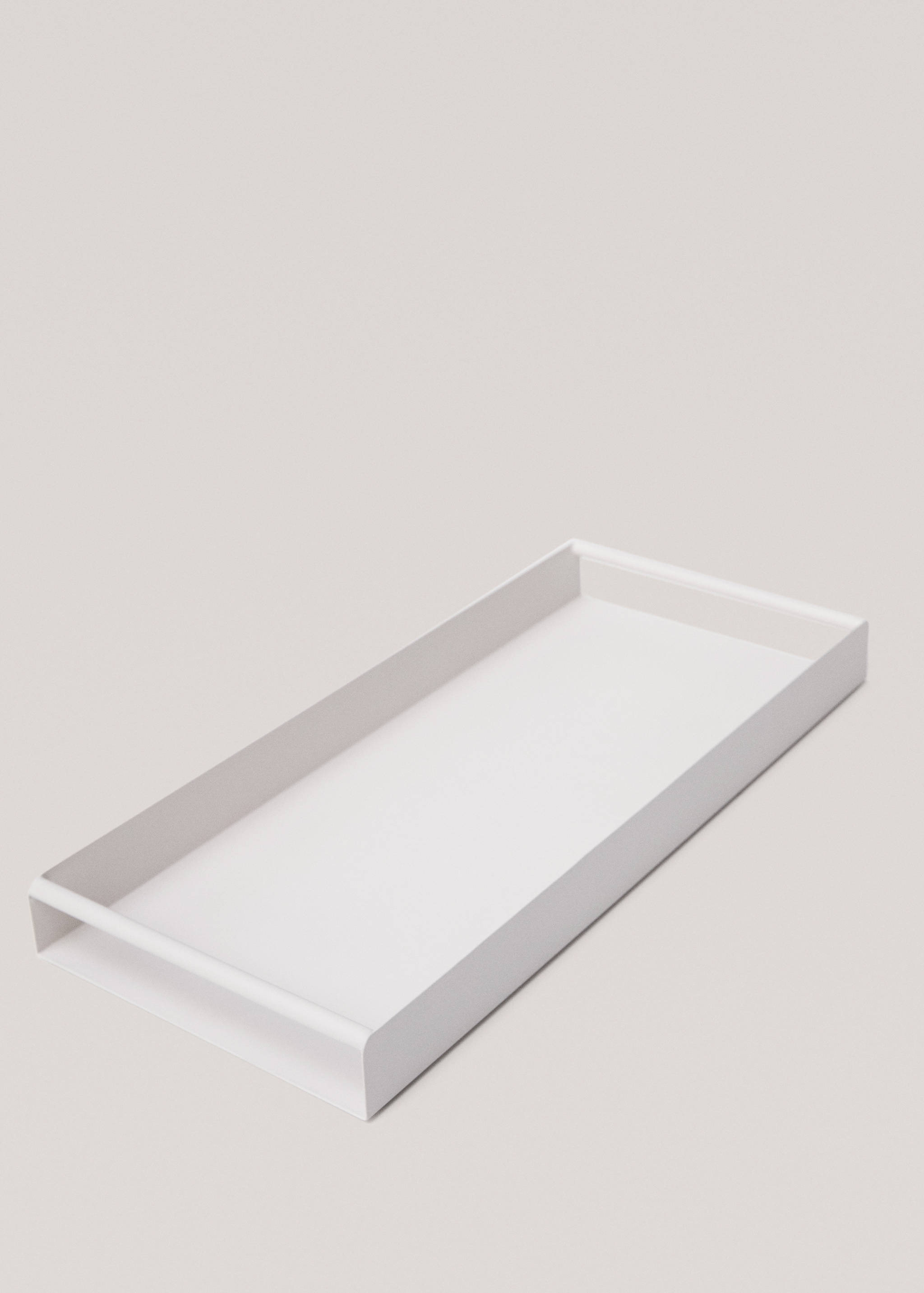 Plateau rectangulaire métallique 46x20 cm - Détail de l'article 1