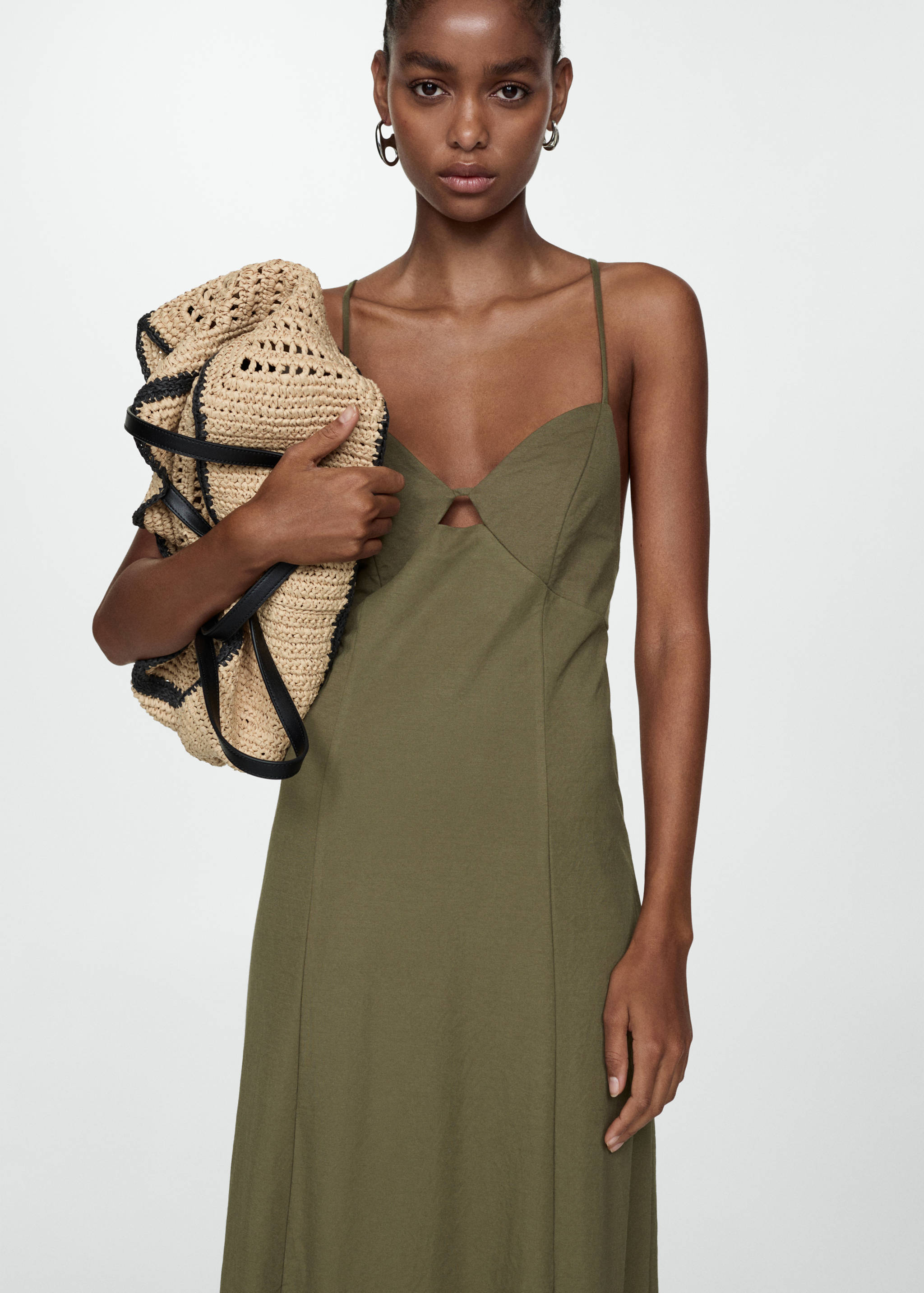 Long dress with straps - Medium plane