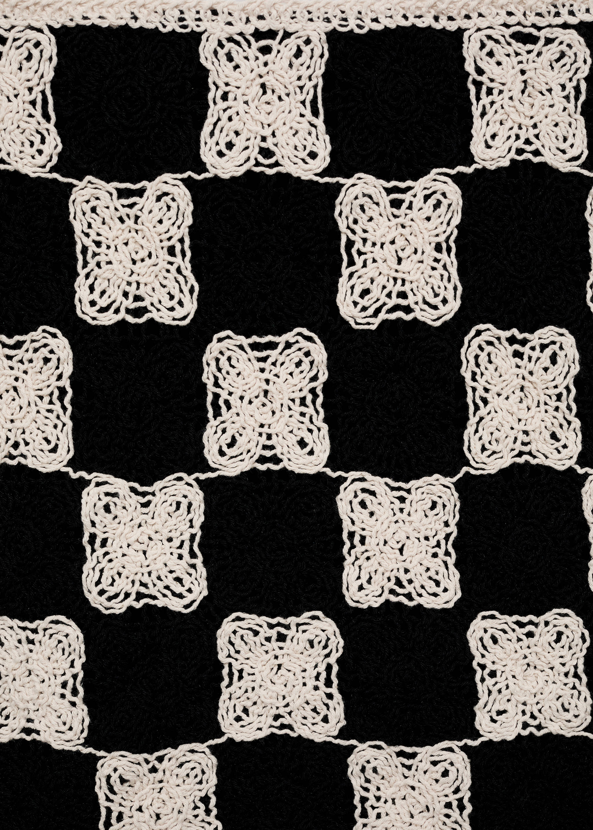 Combined crochet mini-skirt - Details of the article 8