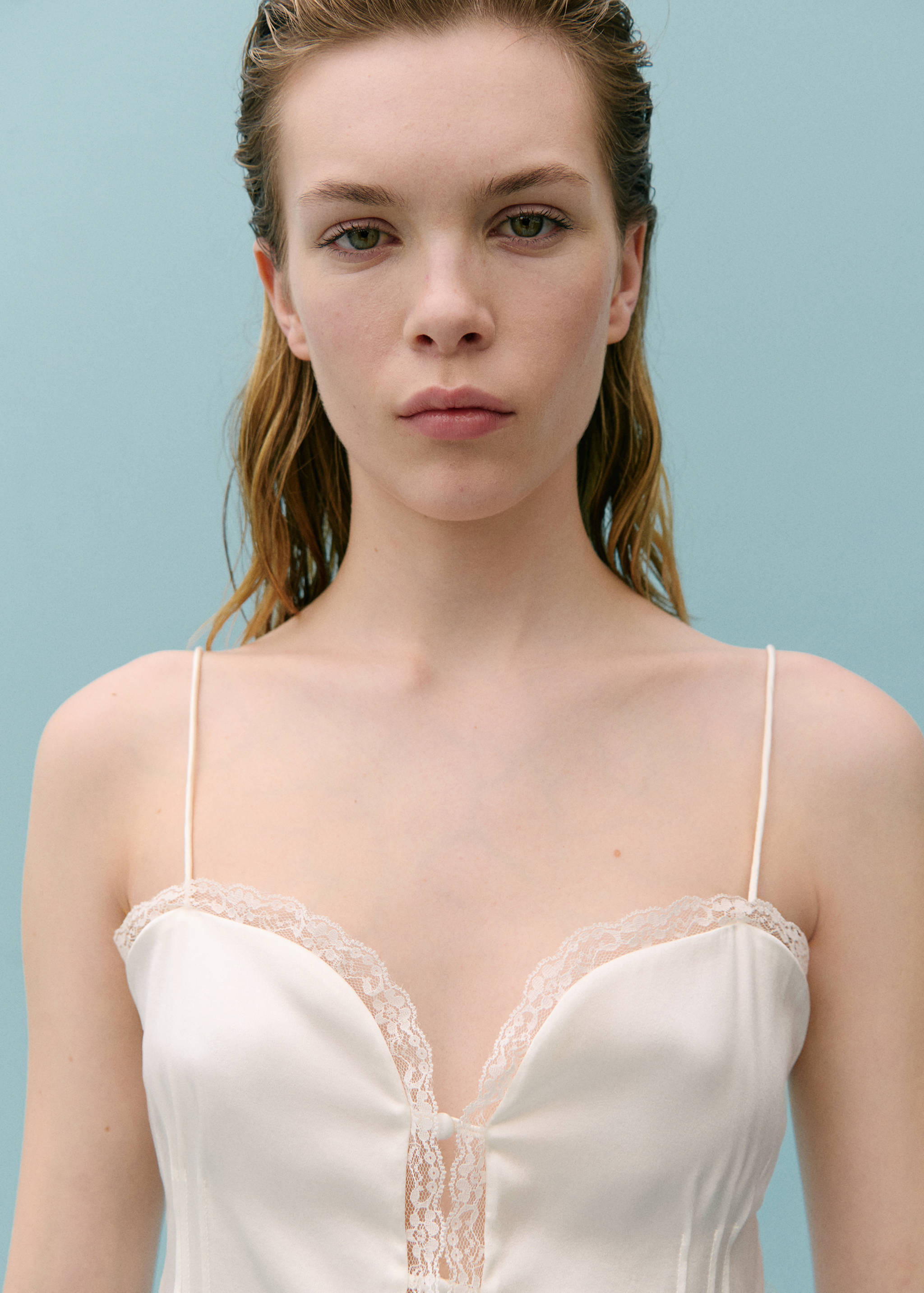 Silk lace top - Medium plane
