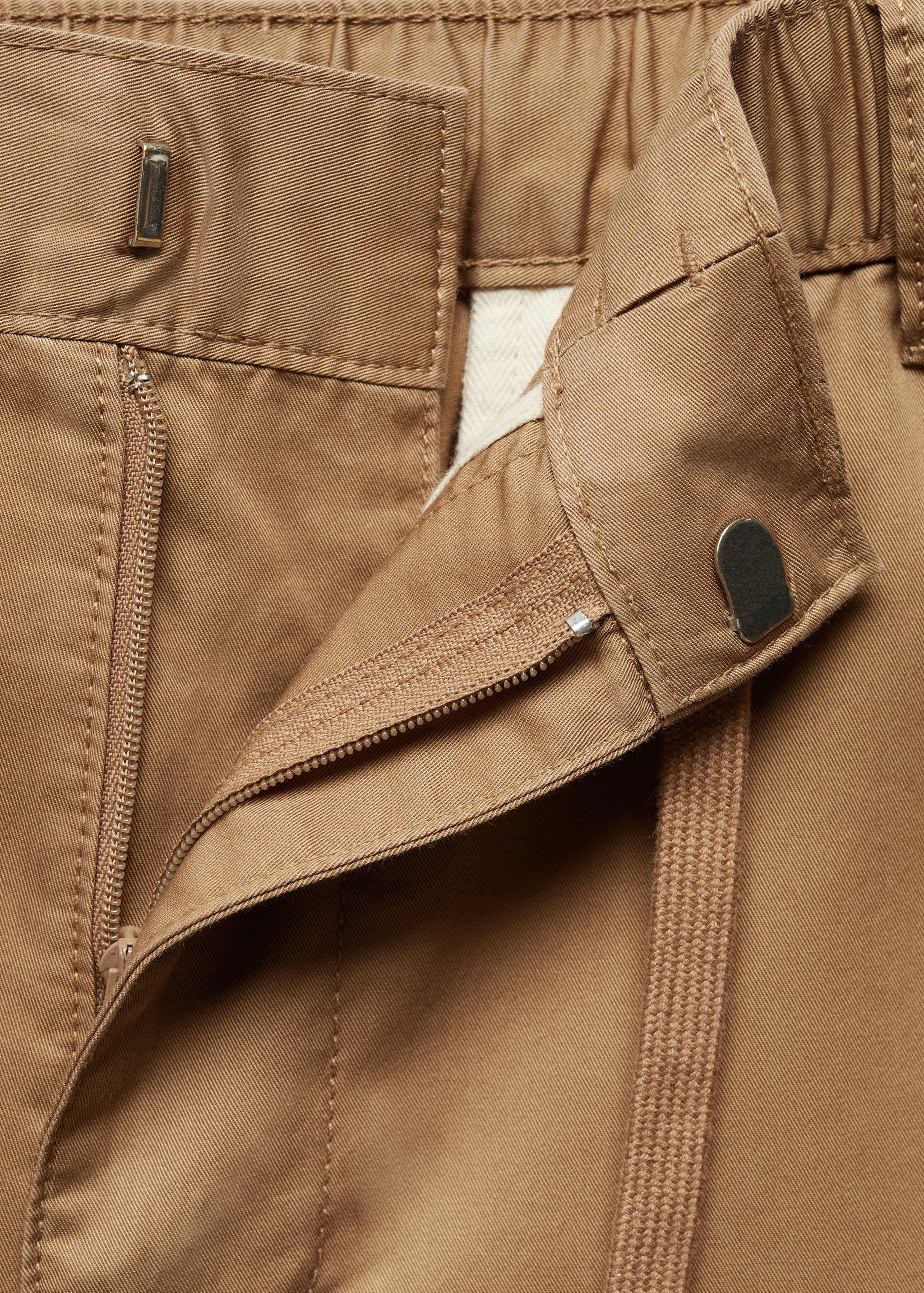 100% cotton bermuda shorts with drawstring - Details of the article 8