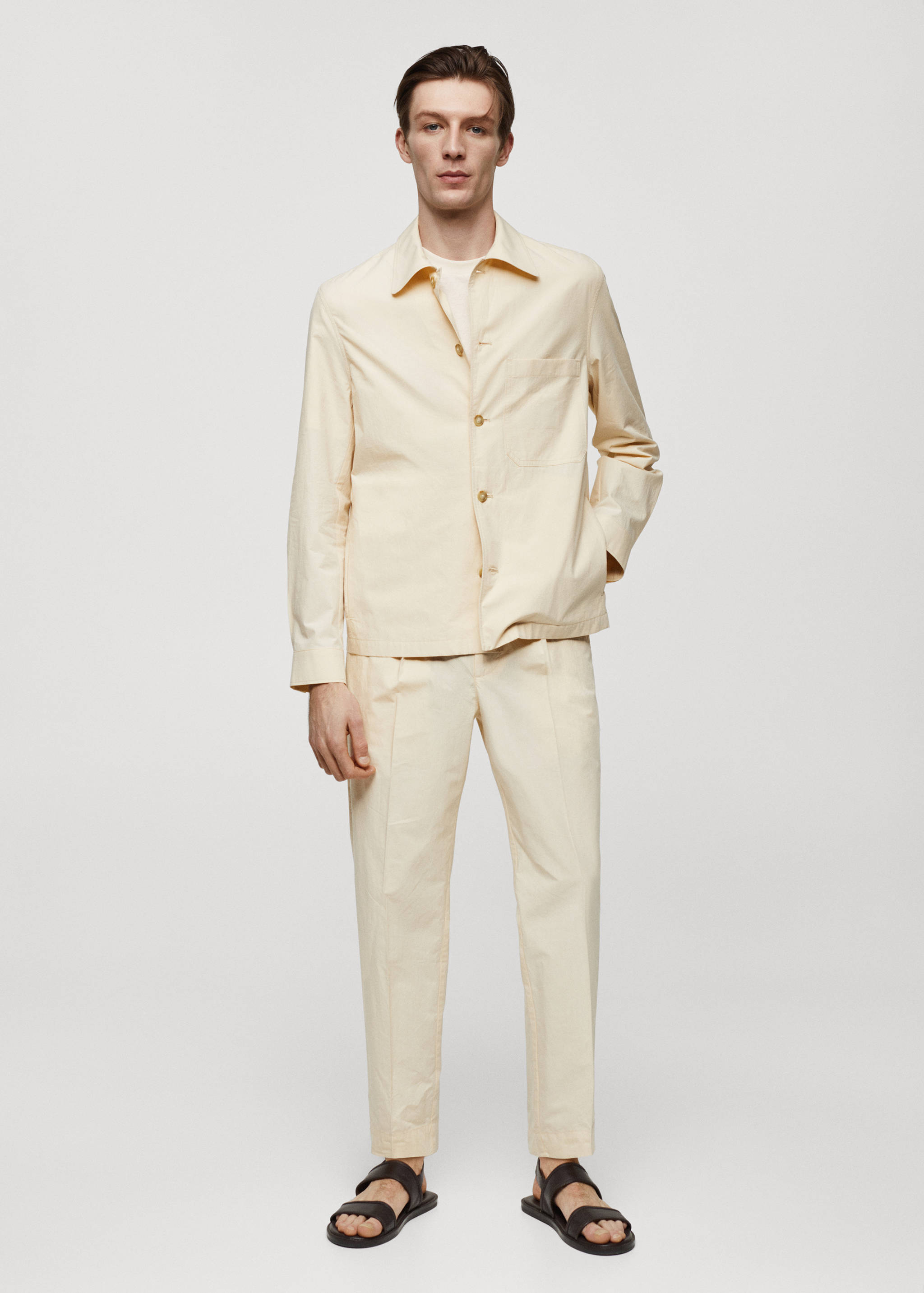 Sobrecamisa 100% algodón bolsillo - Plano general