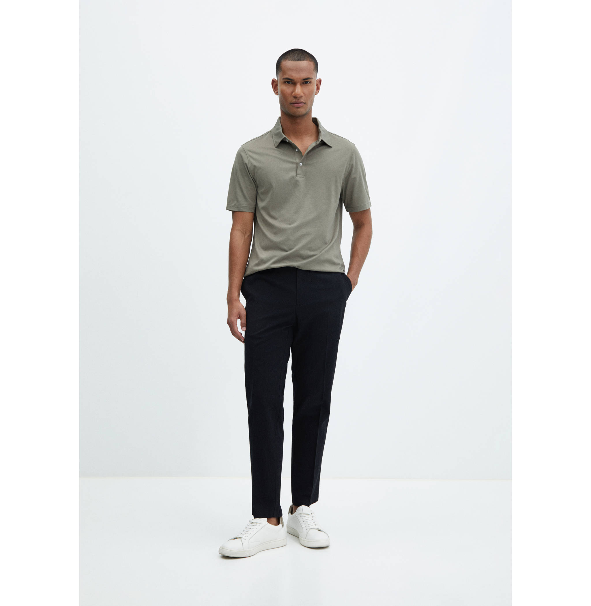 Polo slim-fit séchage rapide - Plan général