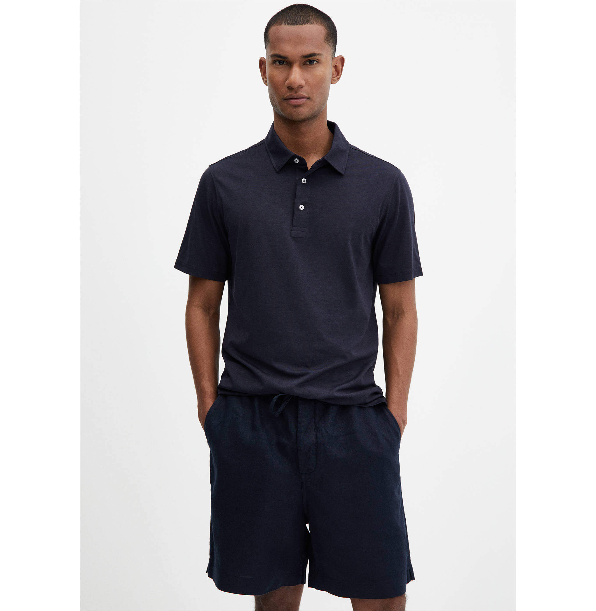 Polo slim-fit séchage rapide - Plan moyen