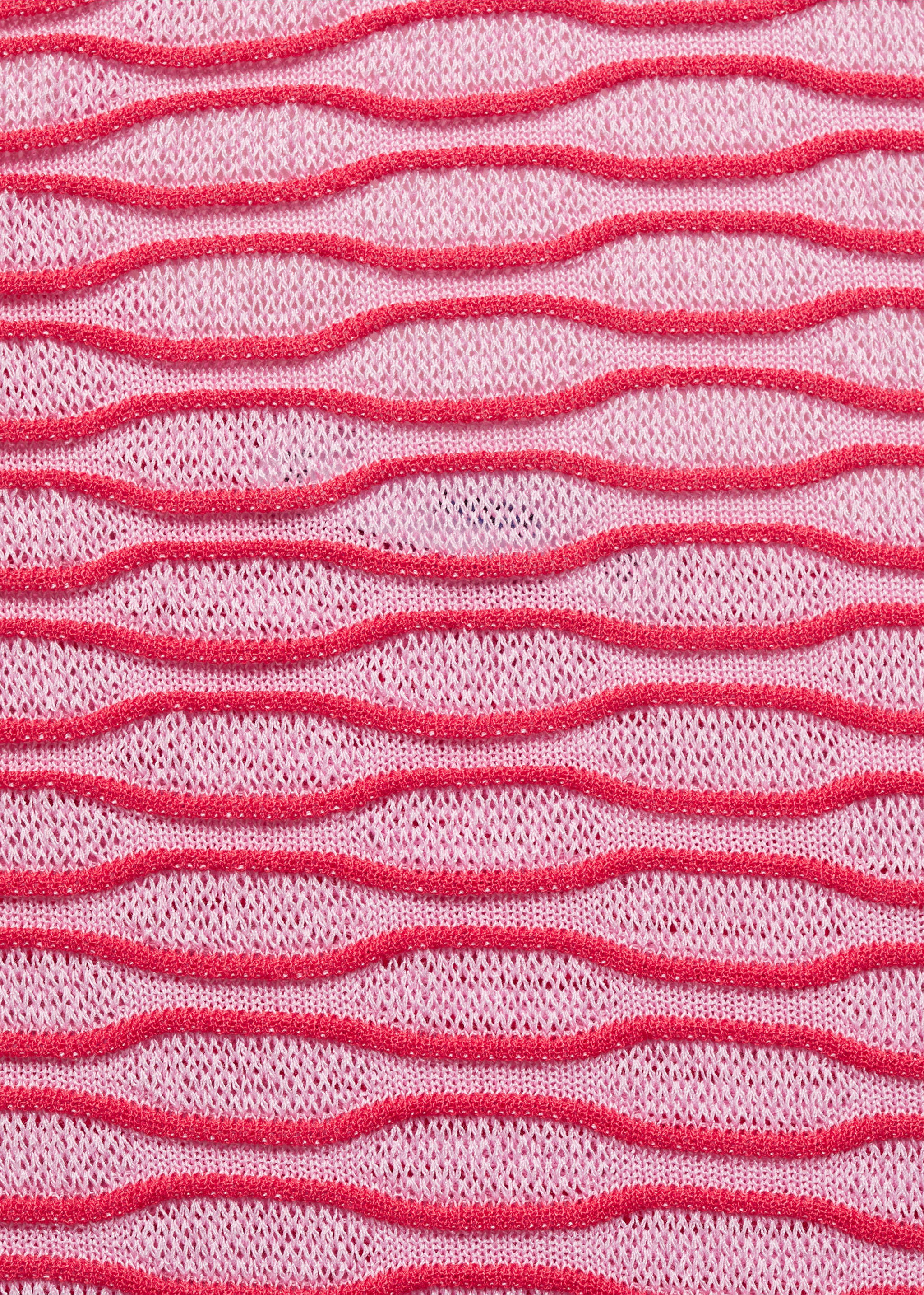 Vestido punto textura - Detalle del artículo 8, Rosa pastel. Ref: 67099227-00.