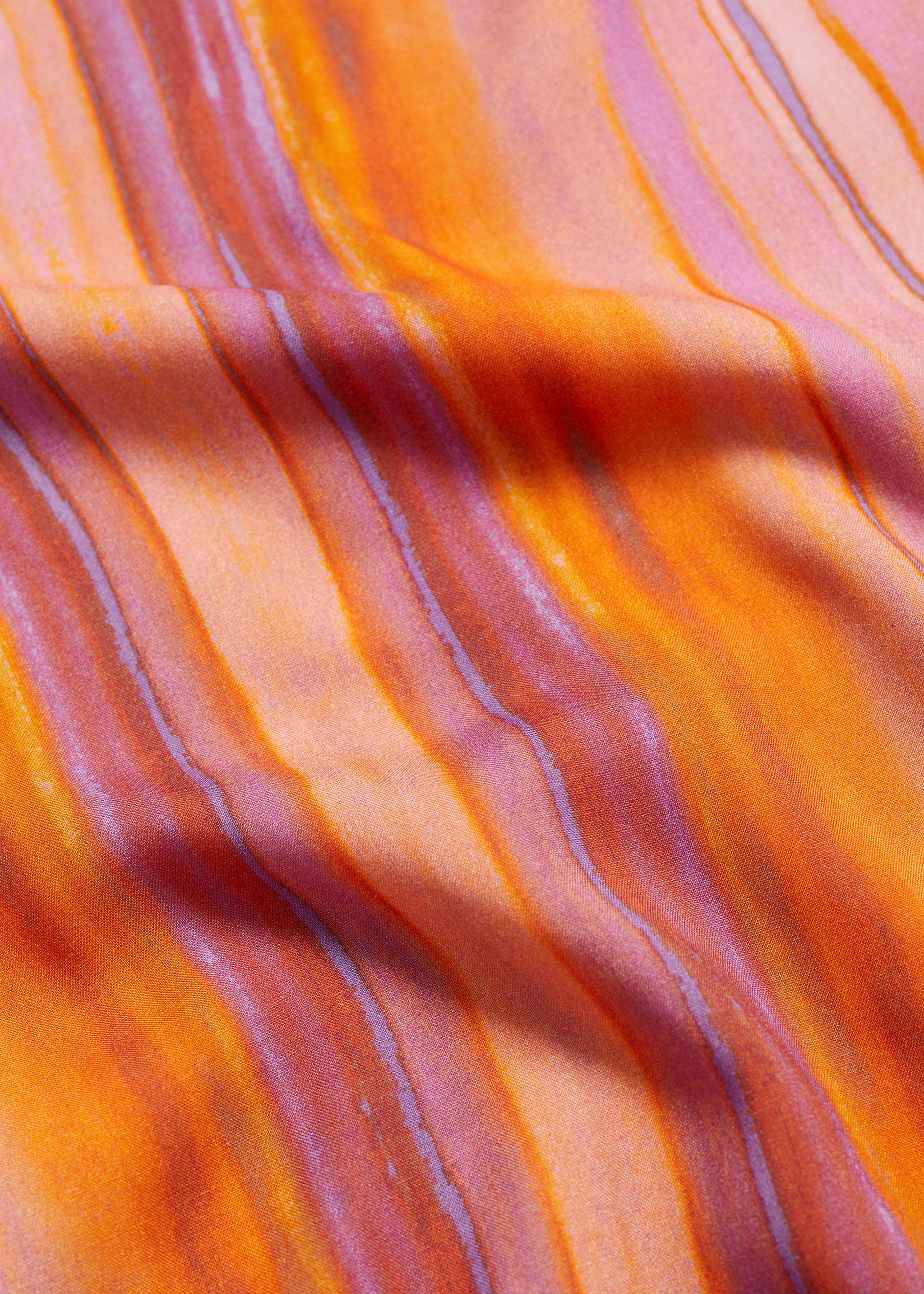 Multi-coloured striped pants - Details of the article 0