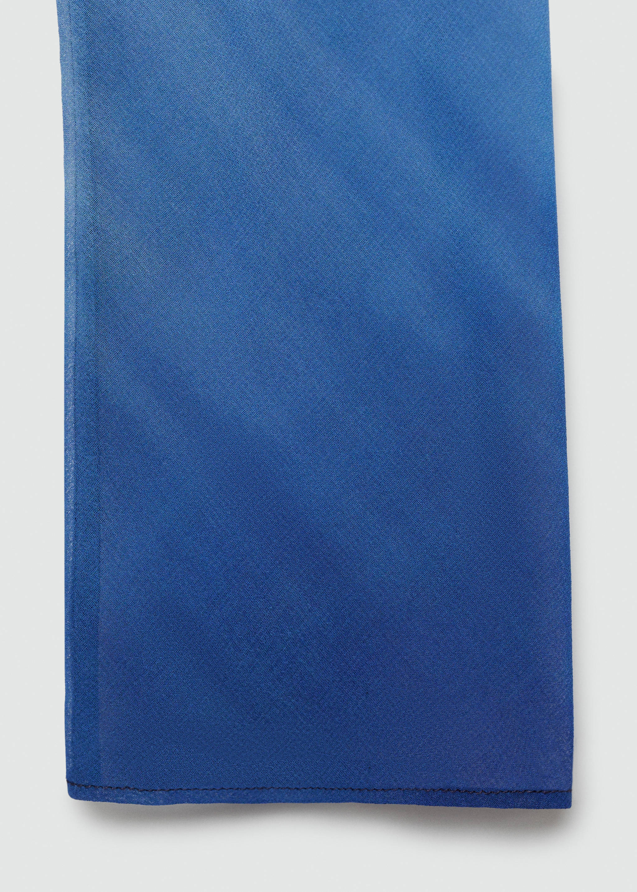 Semi-transparent wrap blouse - Details of the article 0