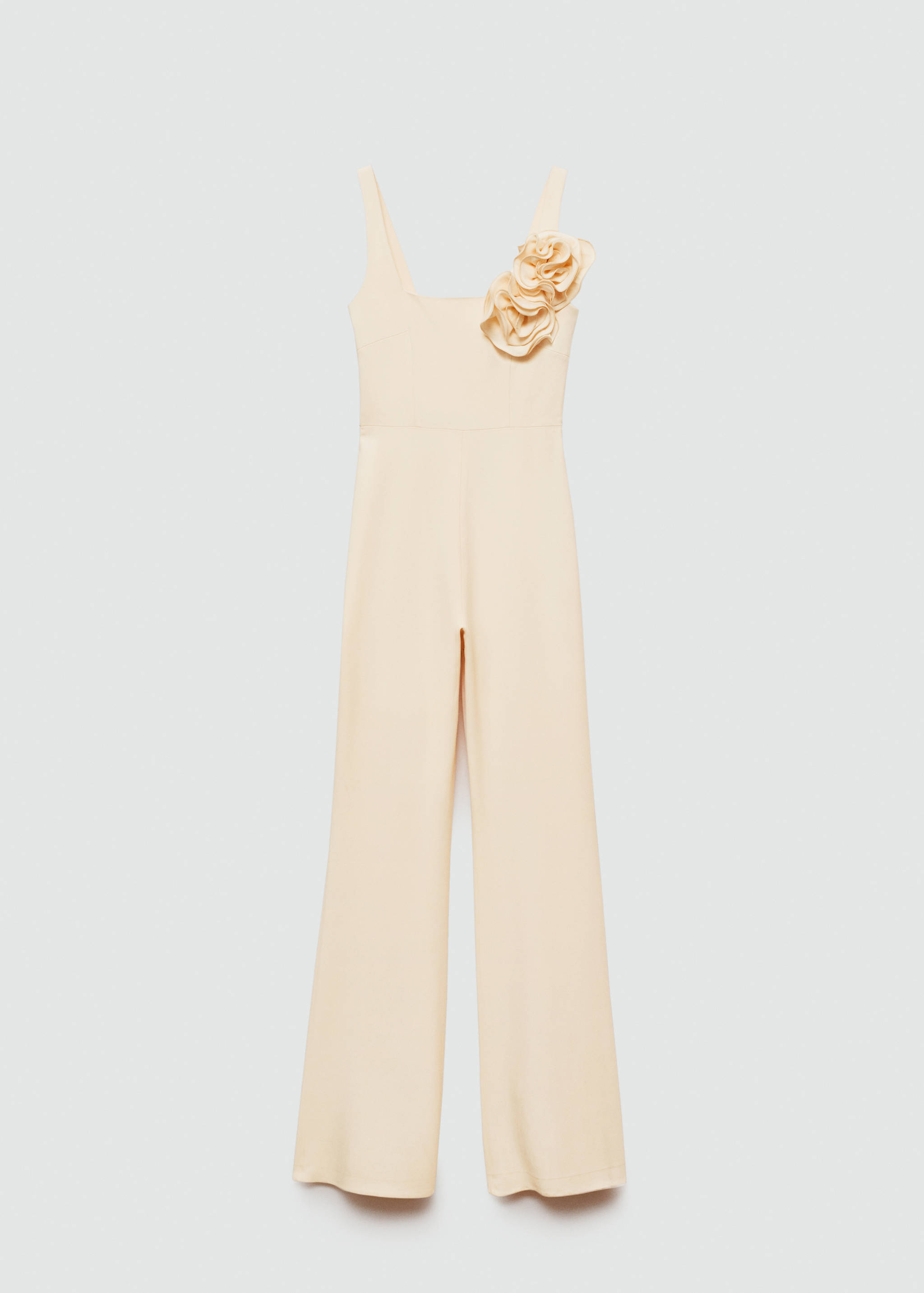 Maxi-flower flared jumpsuit - Article without model