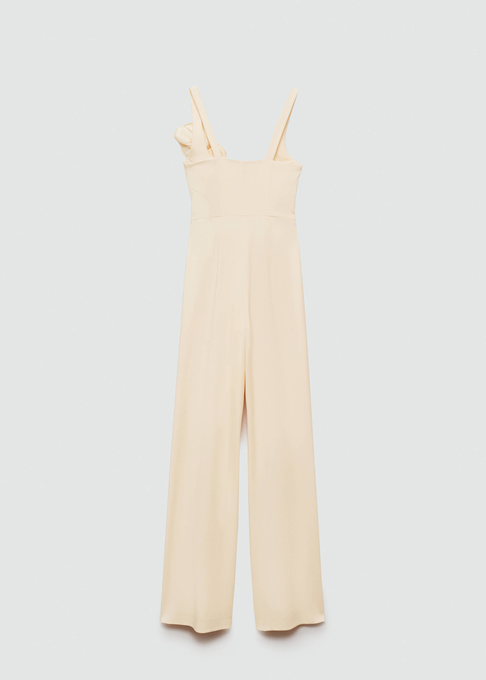 Maxi-flower flared jumpsuit - Reverse of the article