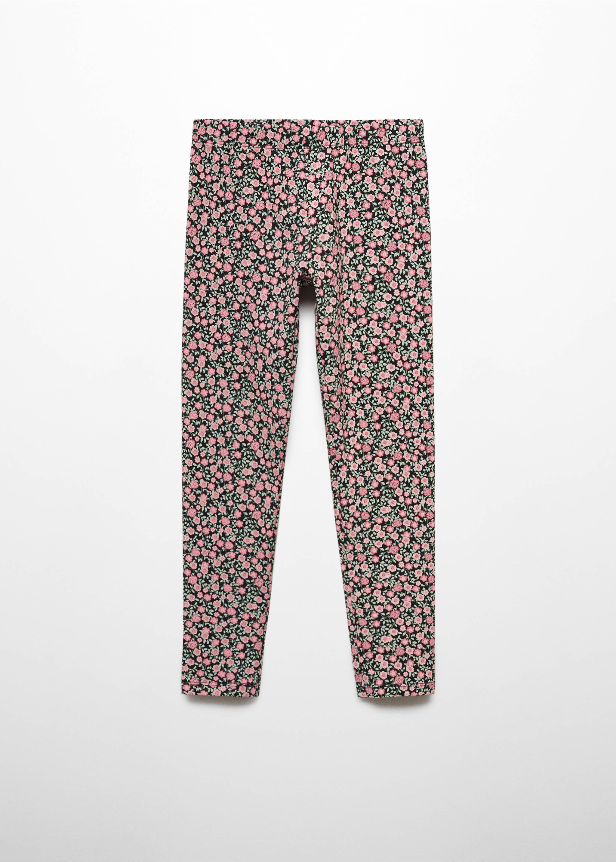 Printed cotton leggings - Reverse of the article, Purple. Ref: 67190653-00.