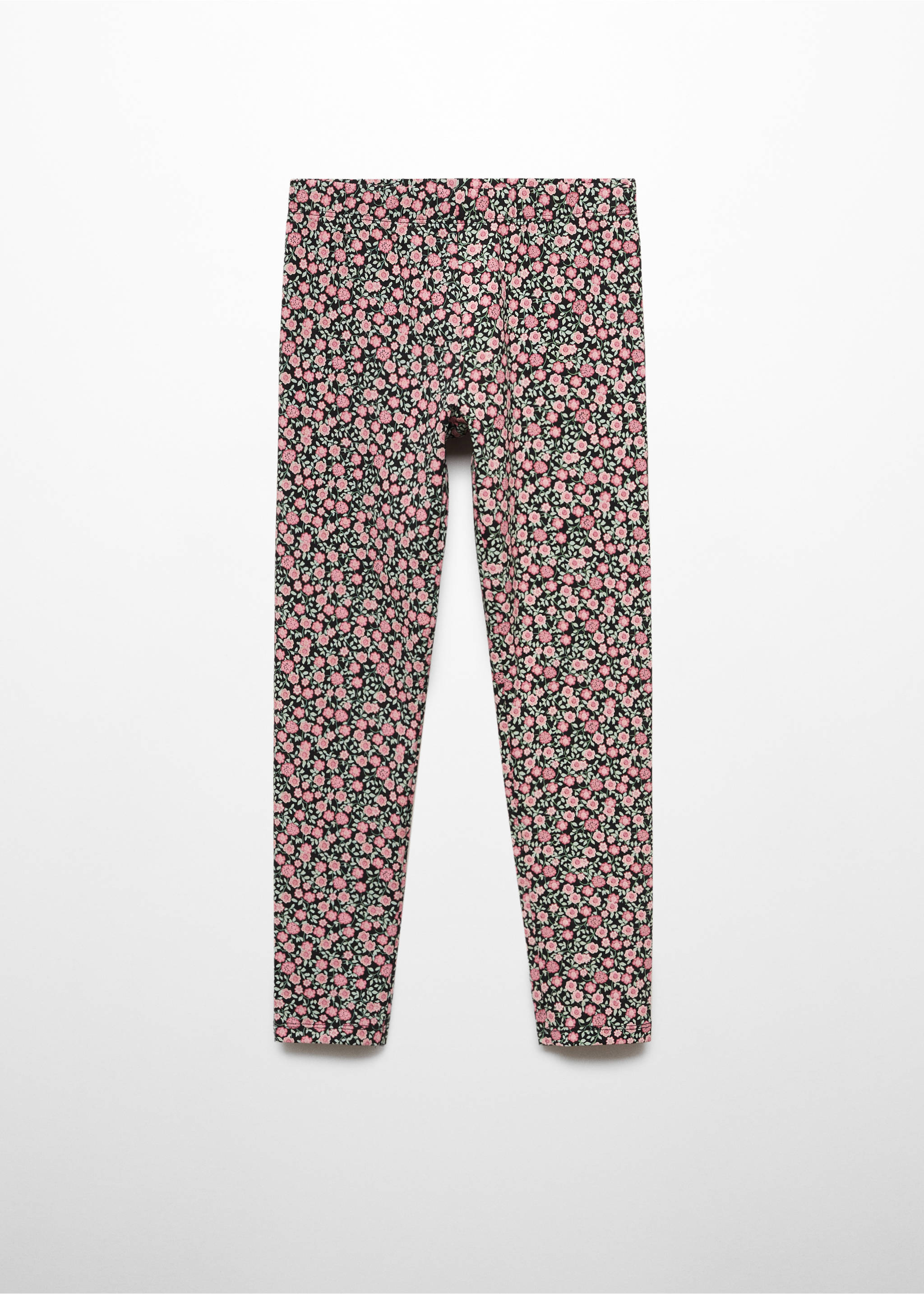Printed cotton leggings - Article without model, Purple. Ref: 67190653-00.