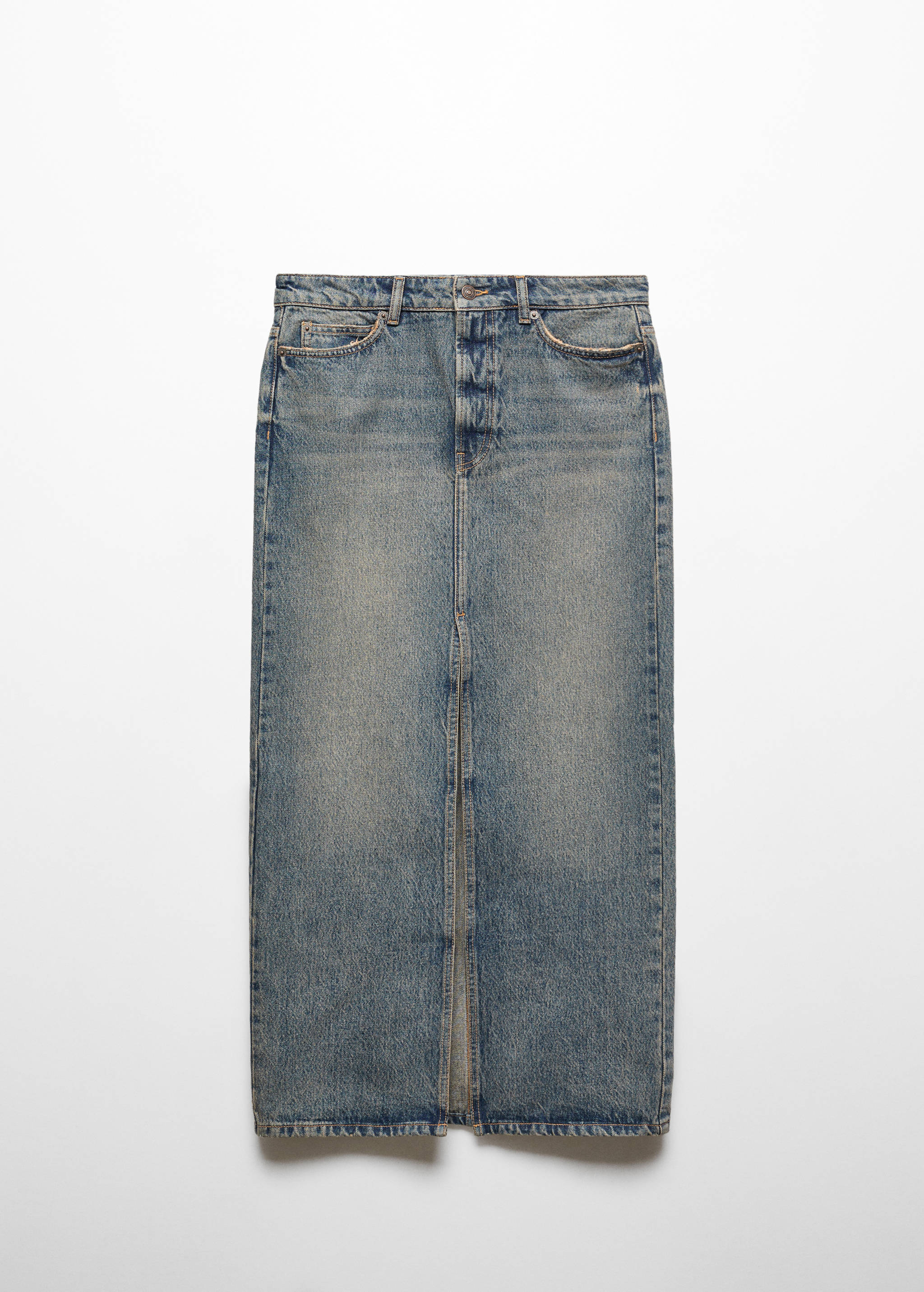 Long denim skirt - Article without model
