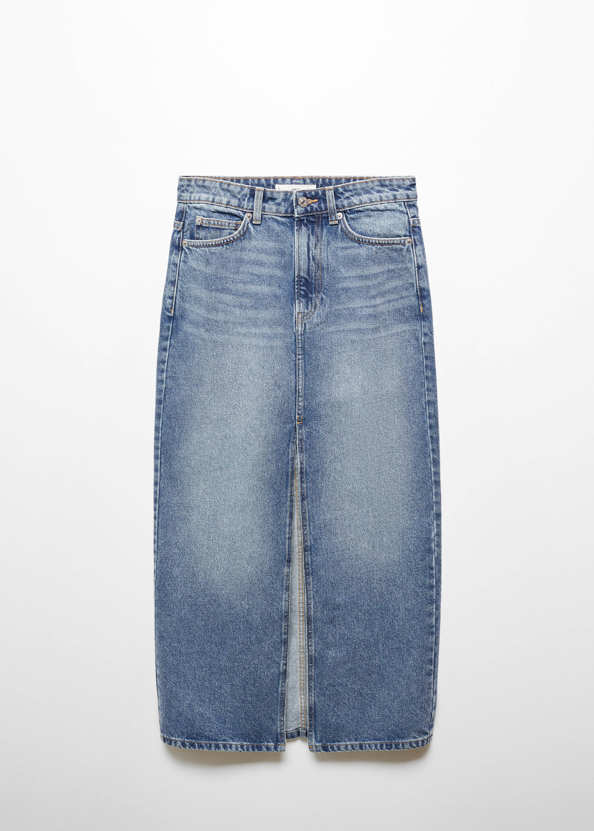 Long denim skirt - Article without model