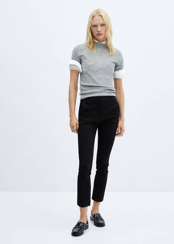 Cropped skinny pantolon