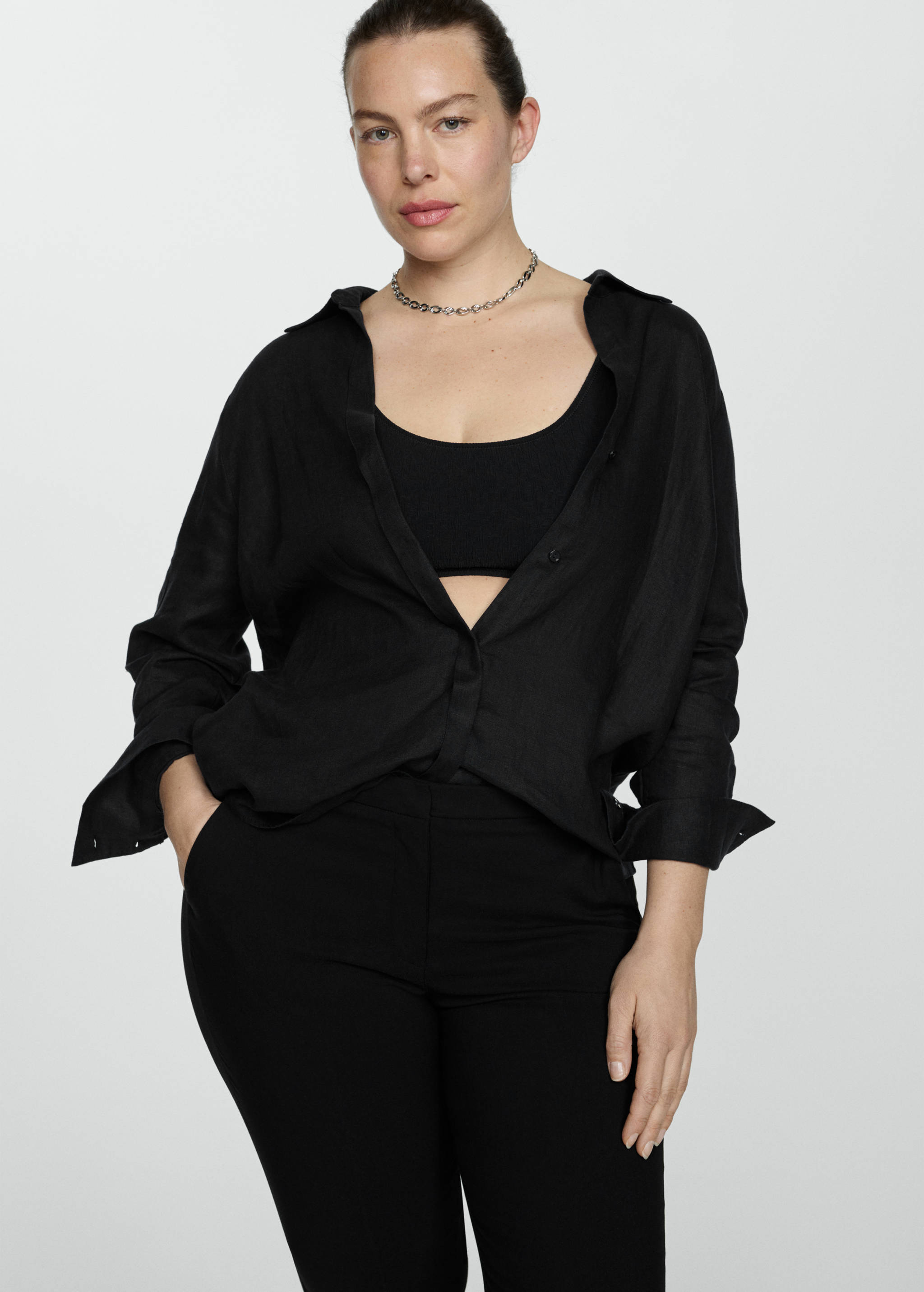 Укороченные брюки скинни - Деталь изделия 4