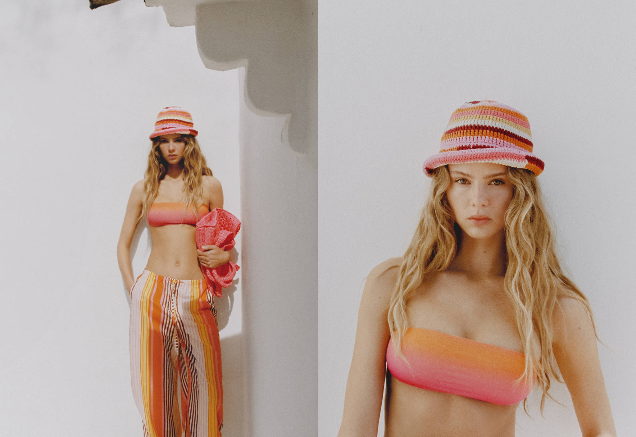Crochet bucket hat - Panoramic plane