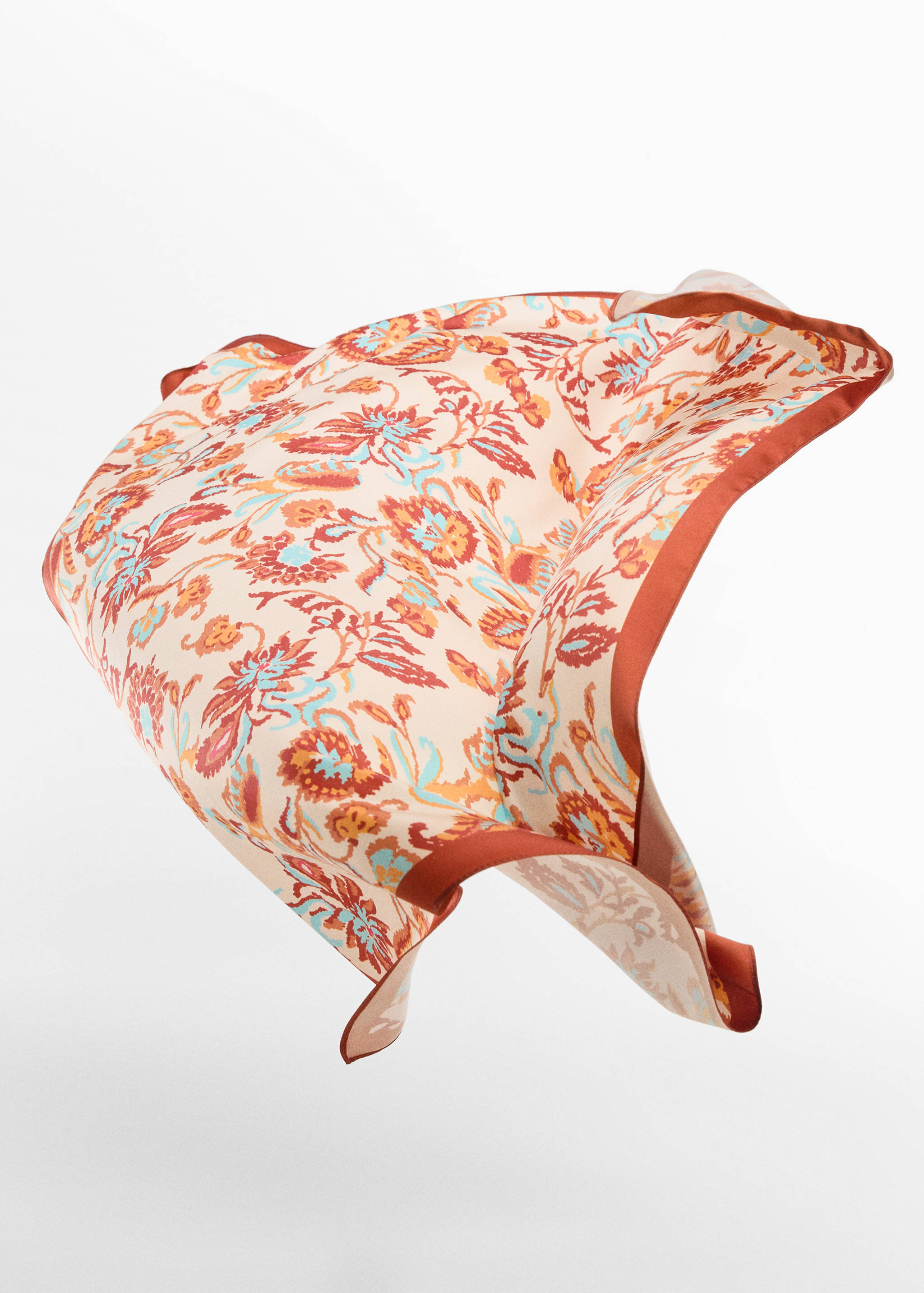 Floral print scarf - Details of the article 2