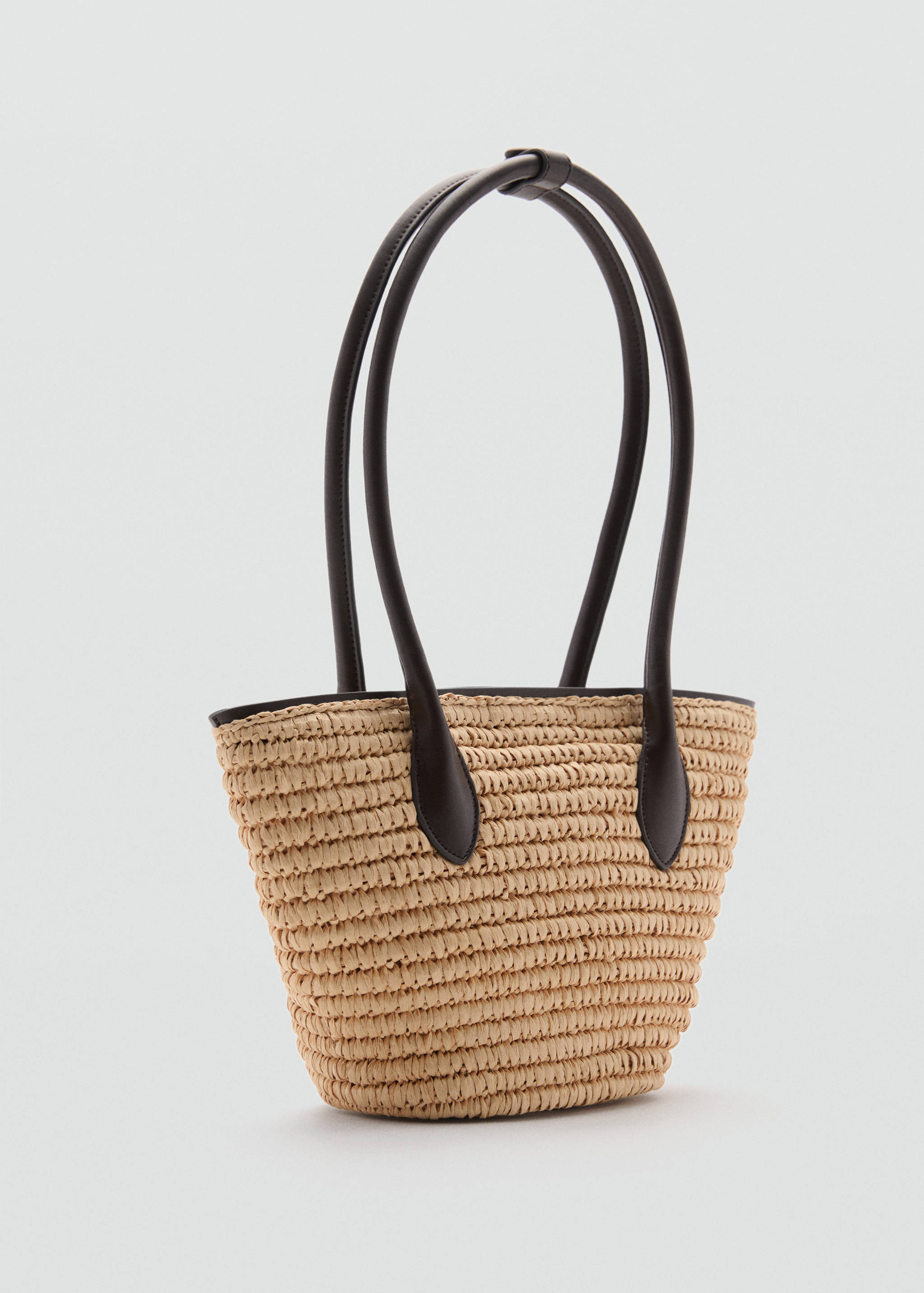 Natural fibre basket bag - Medium plane