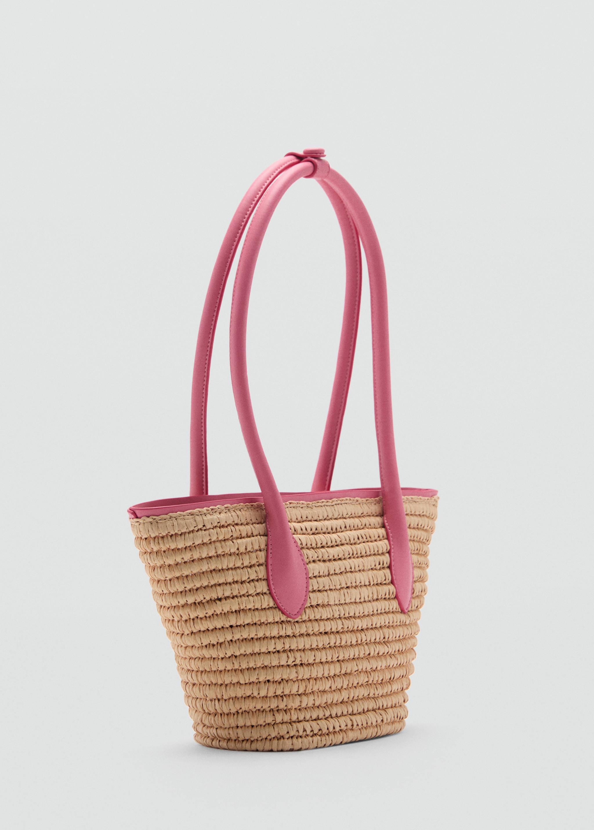 Natural fibre basket bag - Medium plane