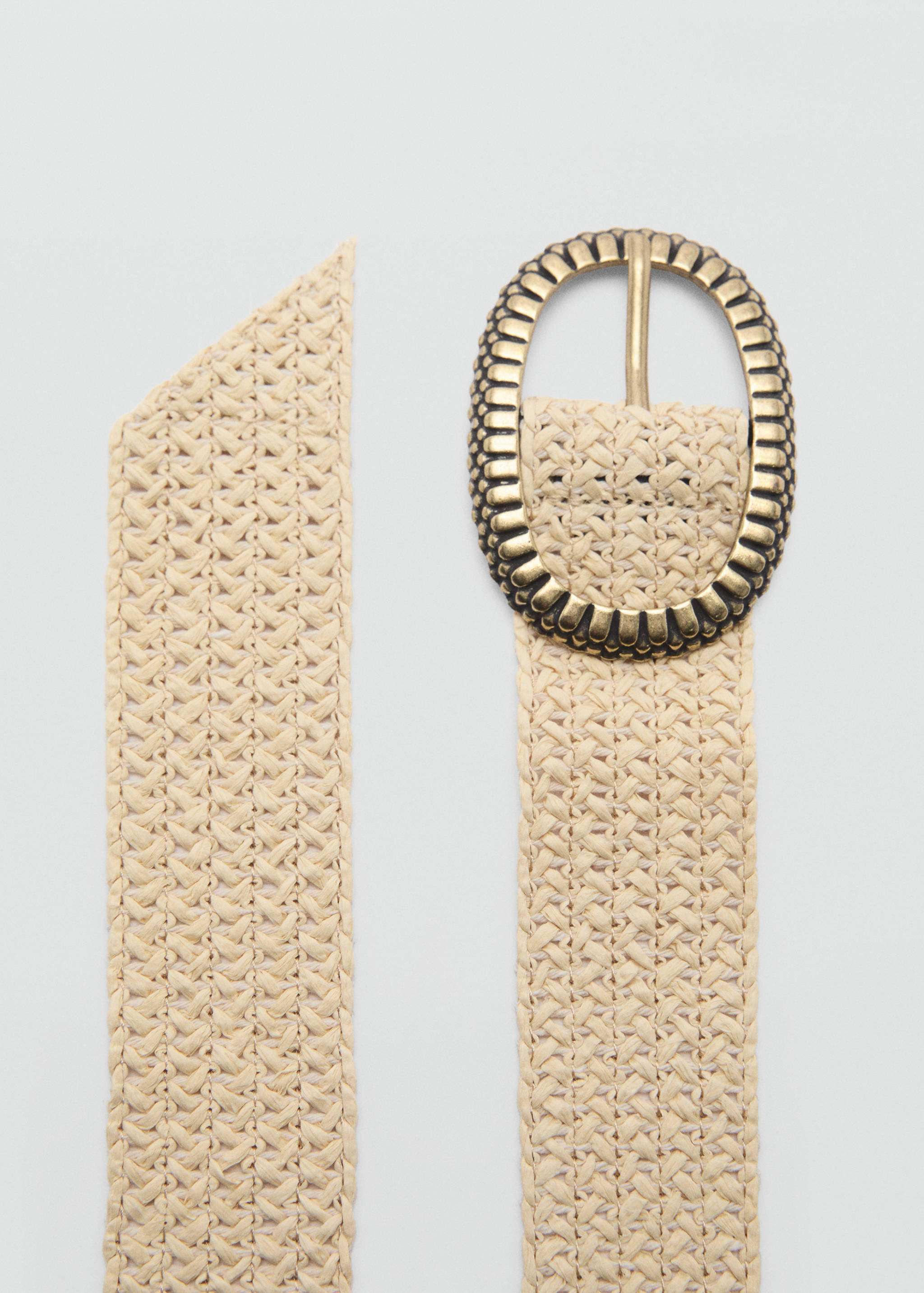 Natural fibre belt with buckle - Details of the article 1