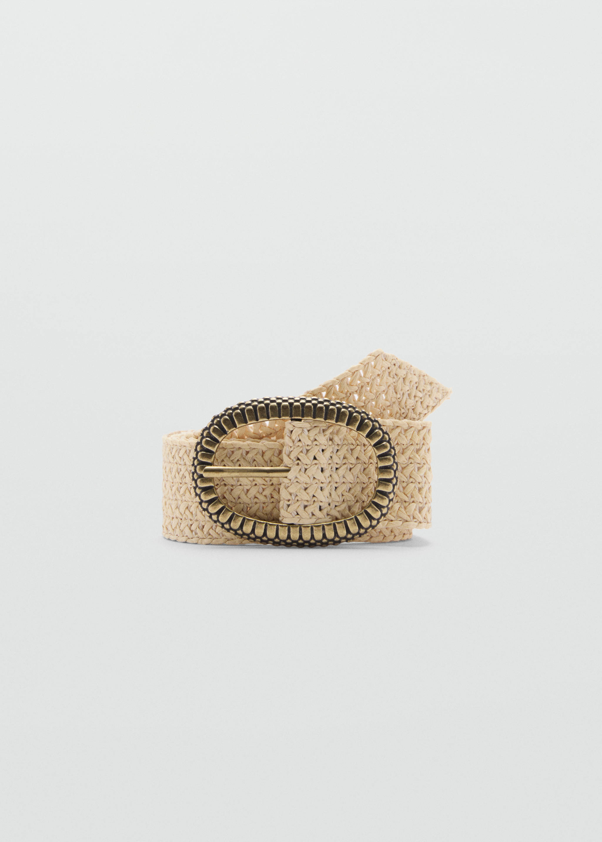 Natural fibre belt with buckle - Article without model