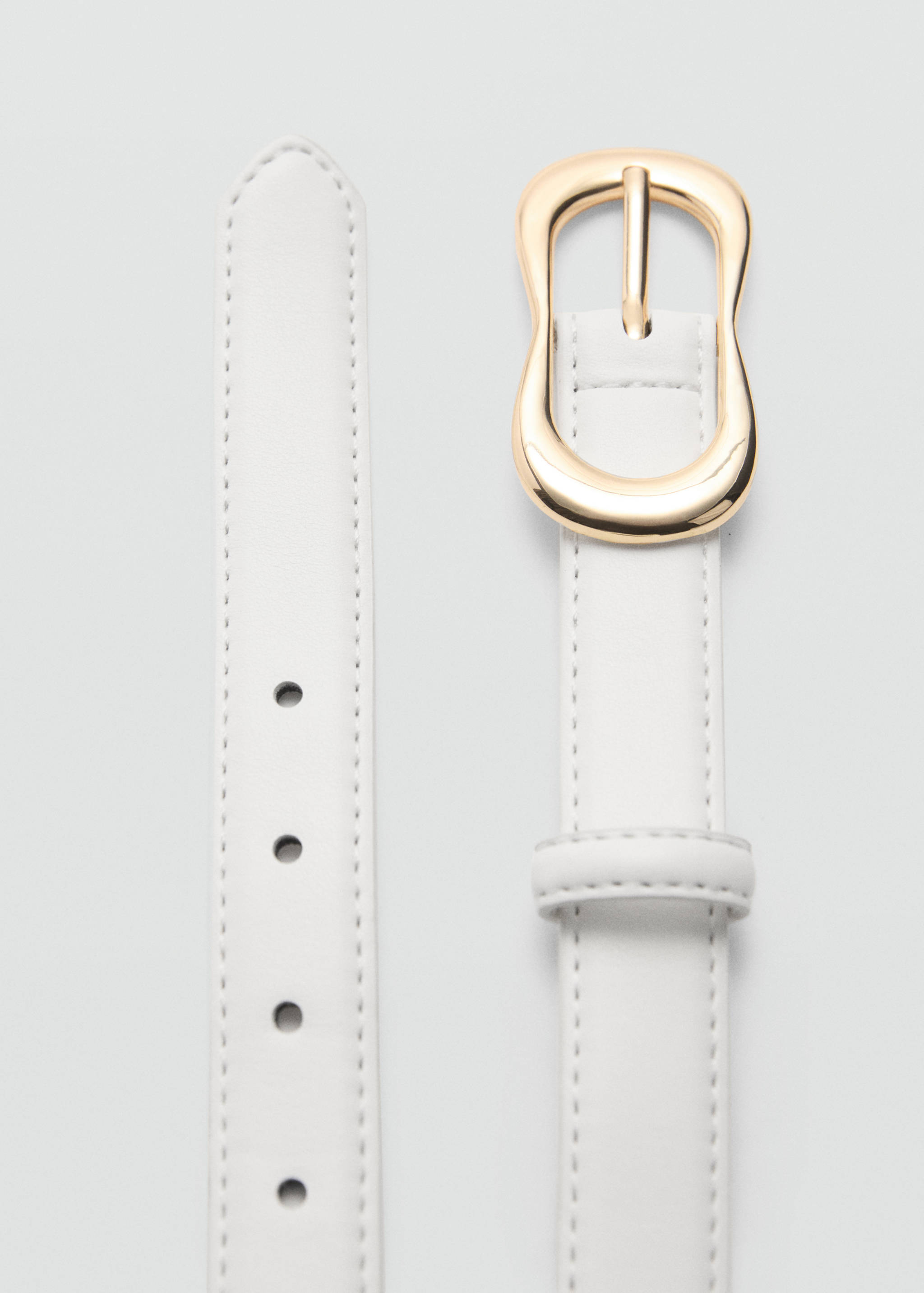 Buckle skinny belt - Details of the article 1