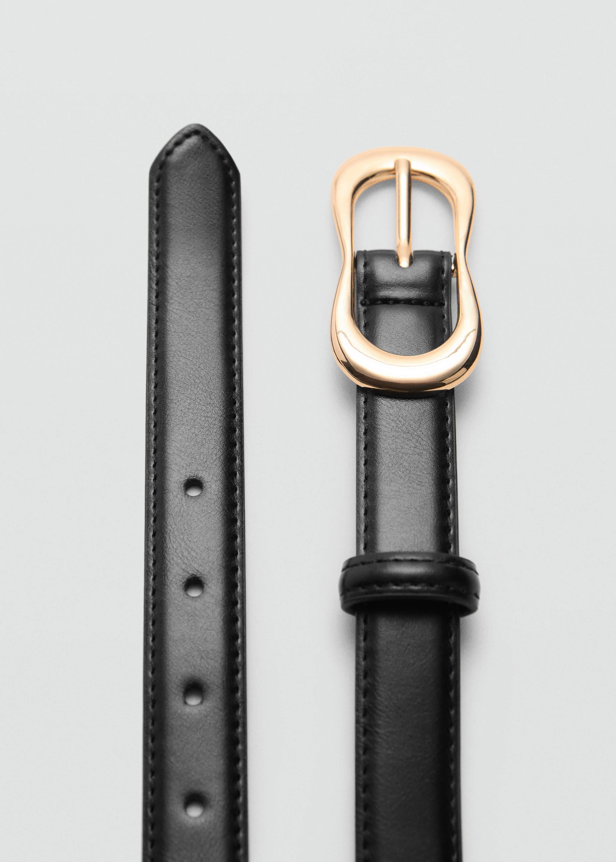 Buckle skinny belt - Details of the article 1