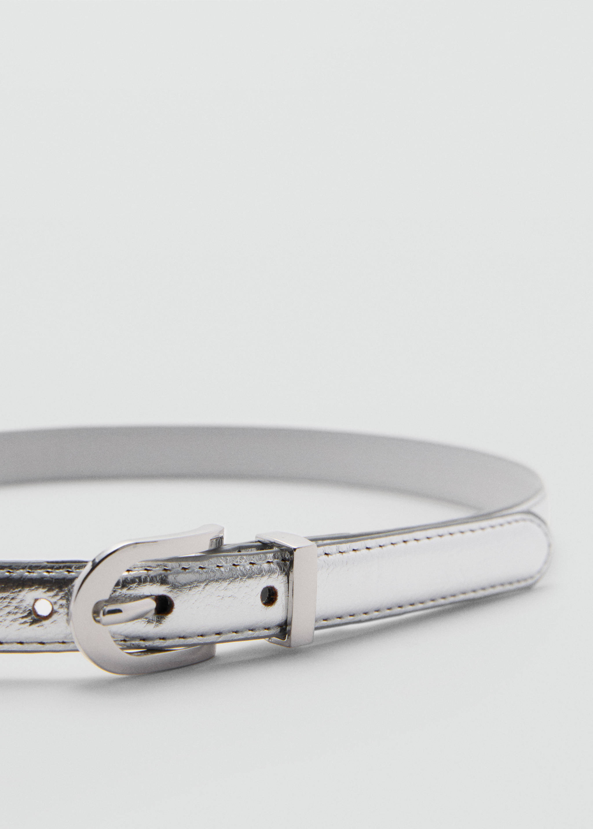 Buckle metallic belt - Medium plane