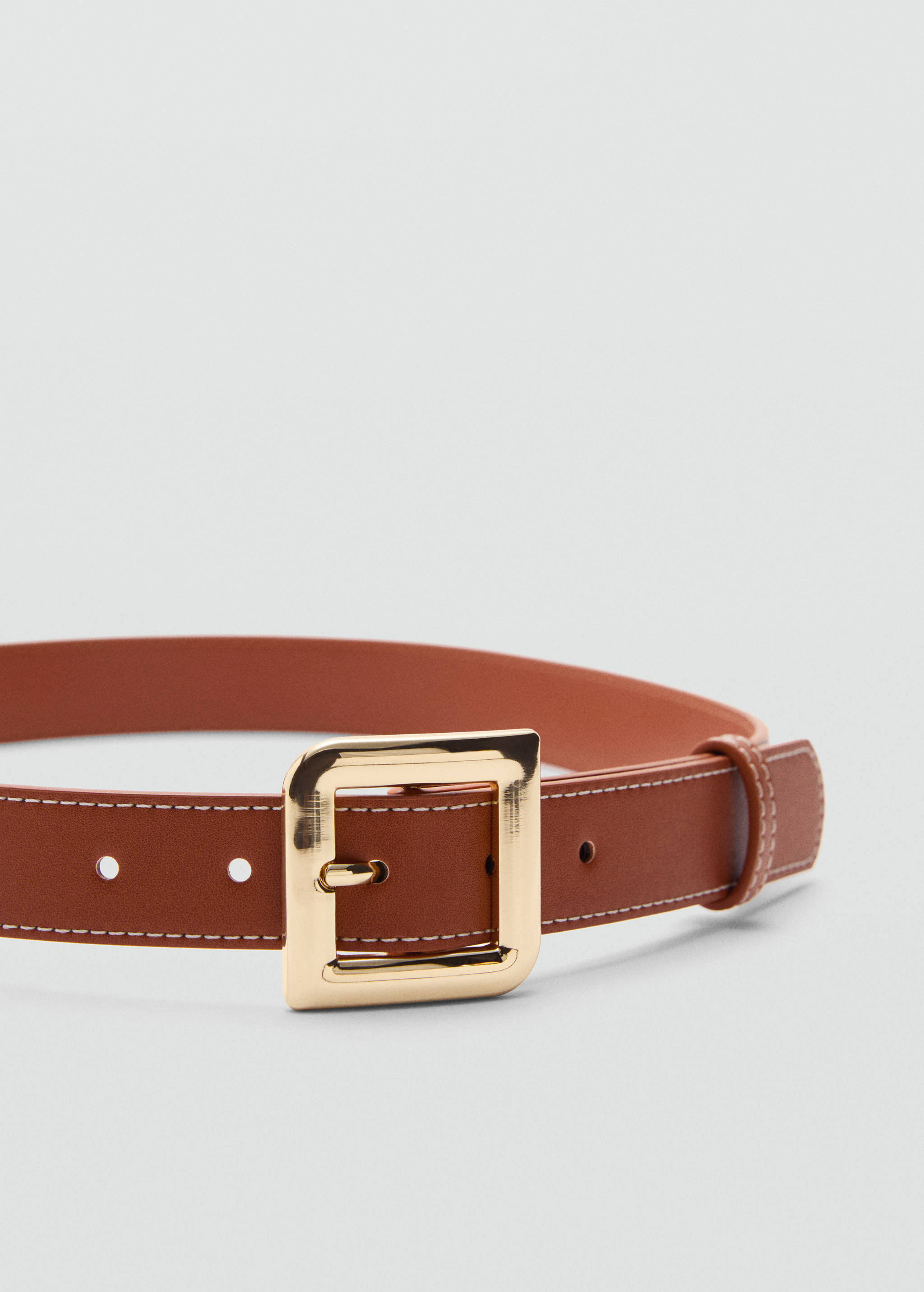 Square buckle belt - Medium plane