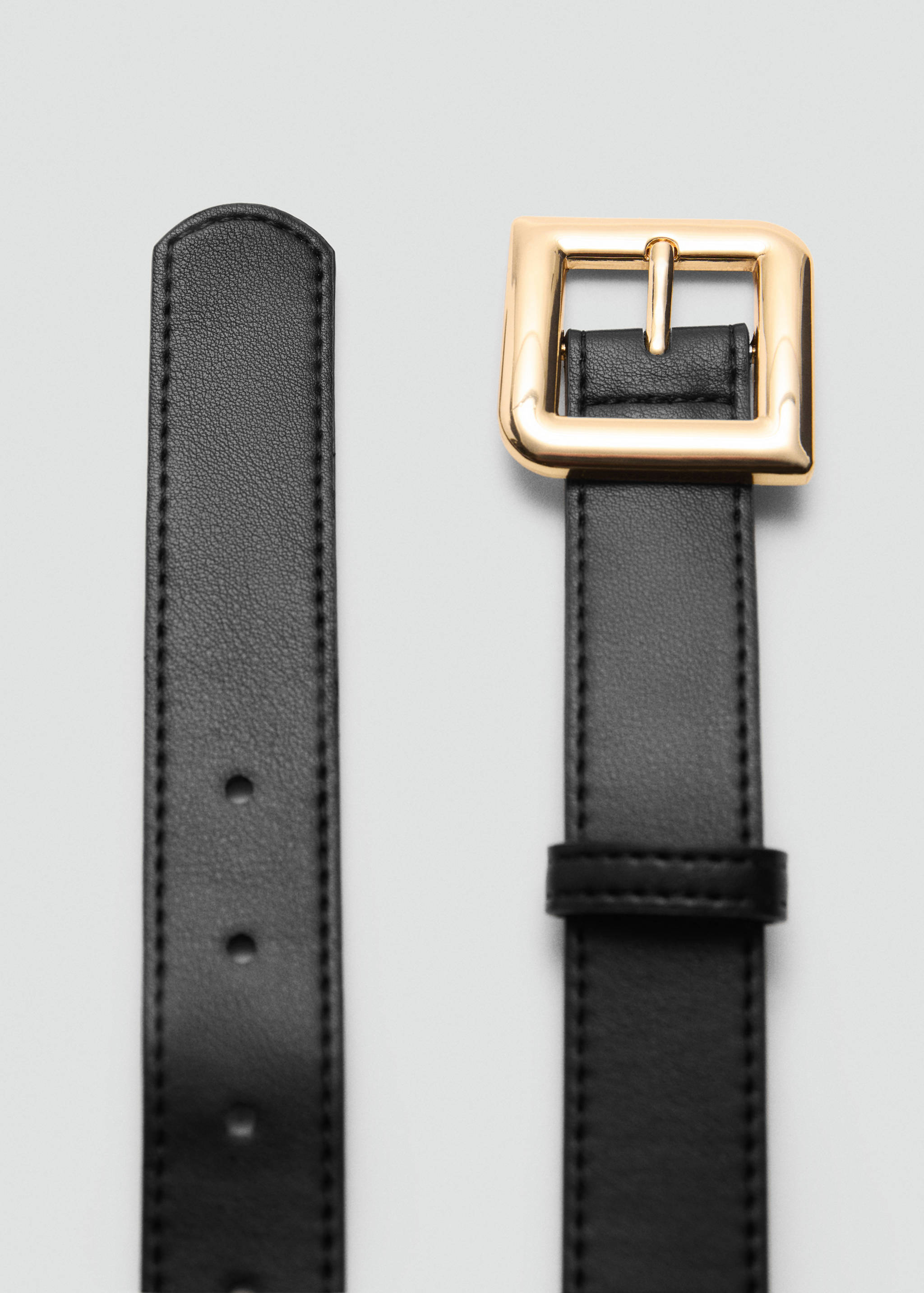 Square buckle belt - Details of the article 1