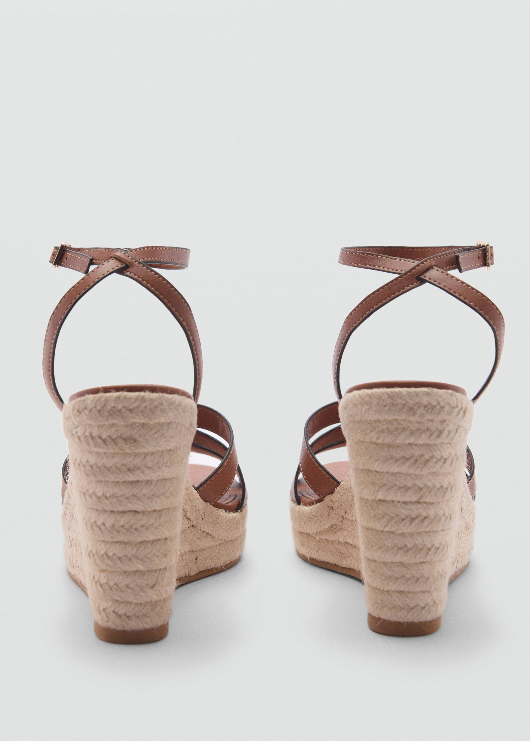 Wedge strips sandals - Details of the article 1