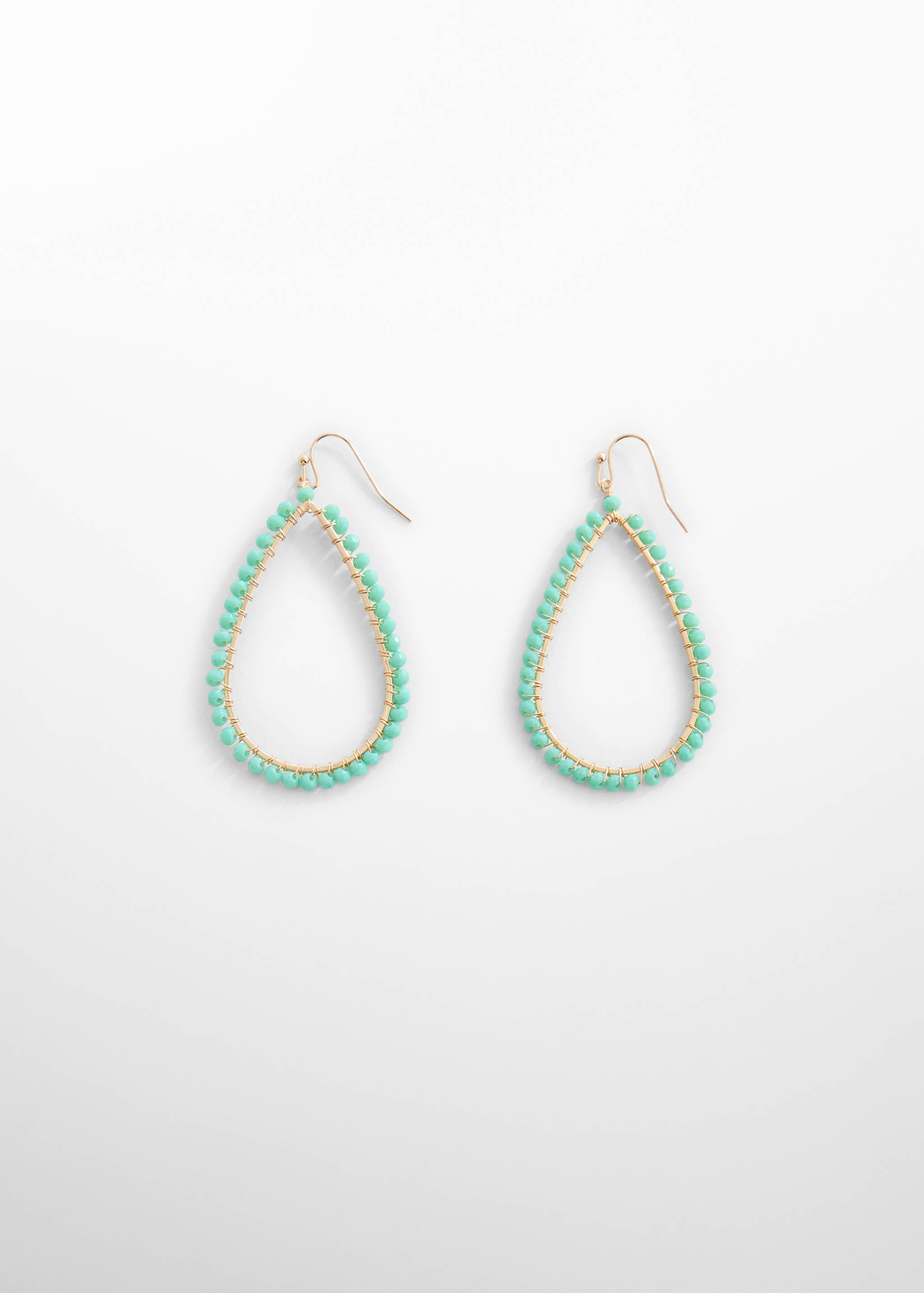 Pendientes ovalados abalorios - Artículo sin modelo