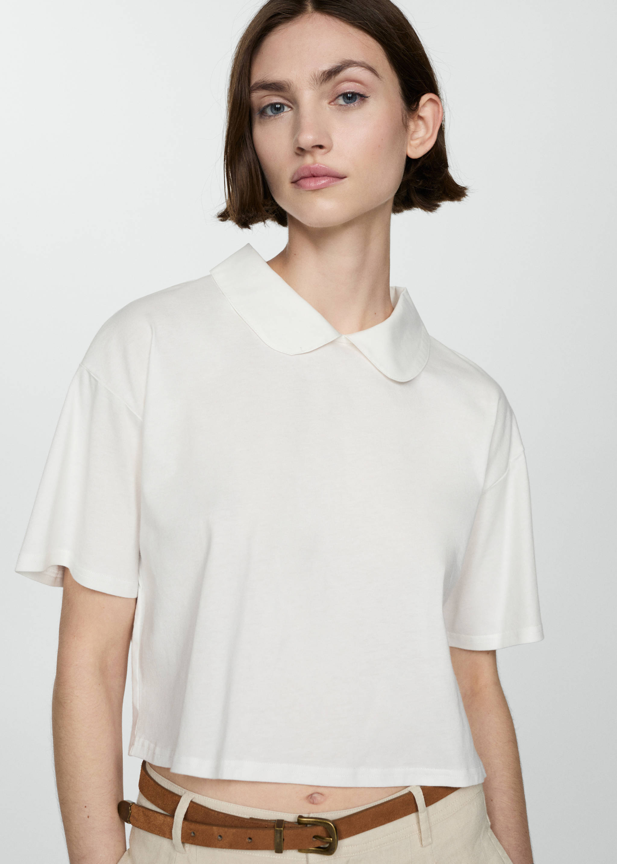 T-shirt col Claudine - Plan moyen