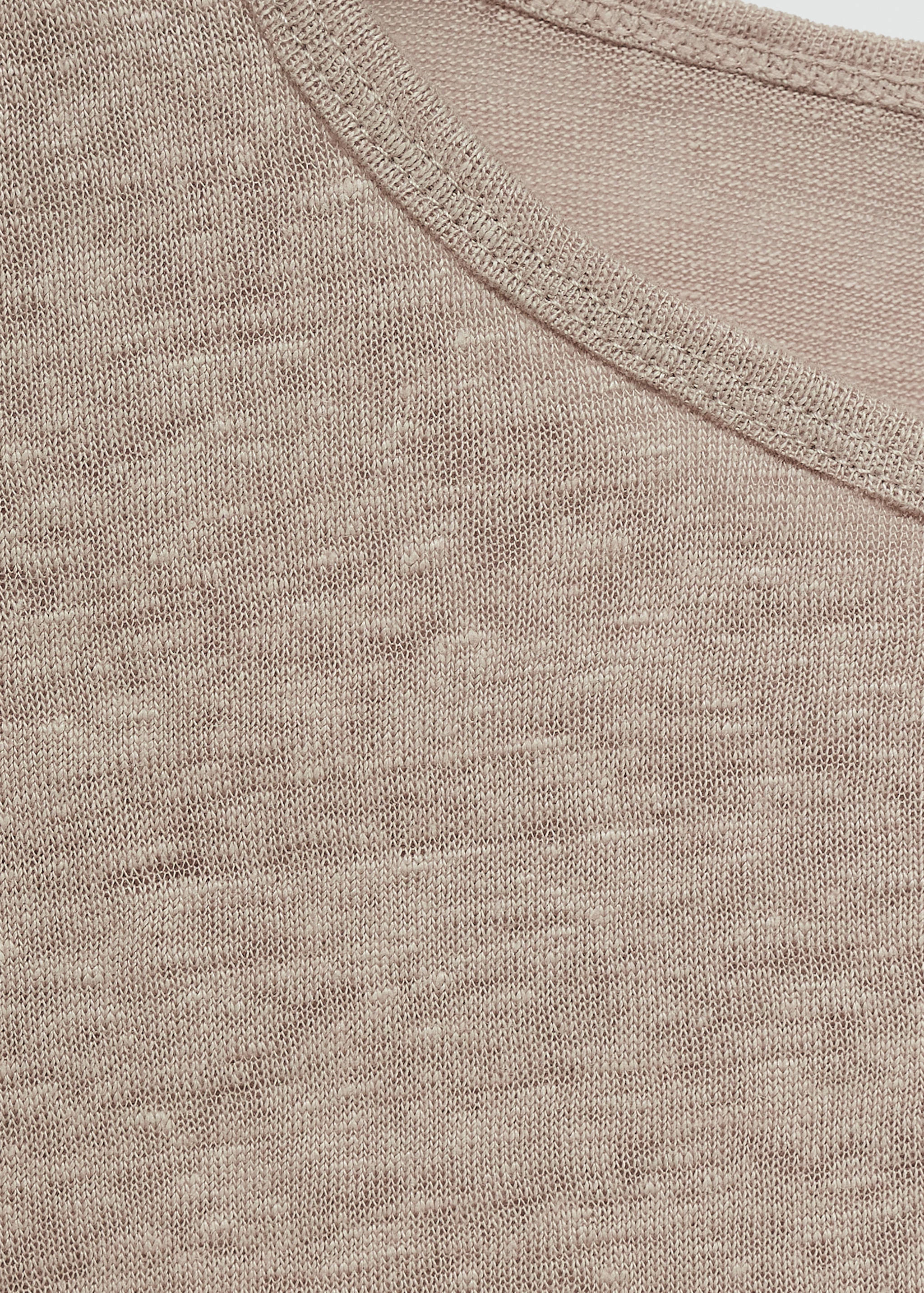 T-shirt lin manches courtes - Détail de l'article 8