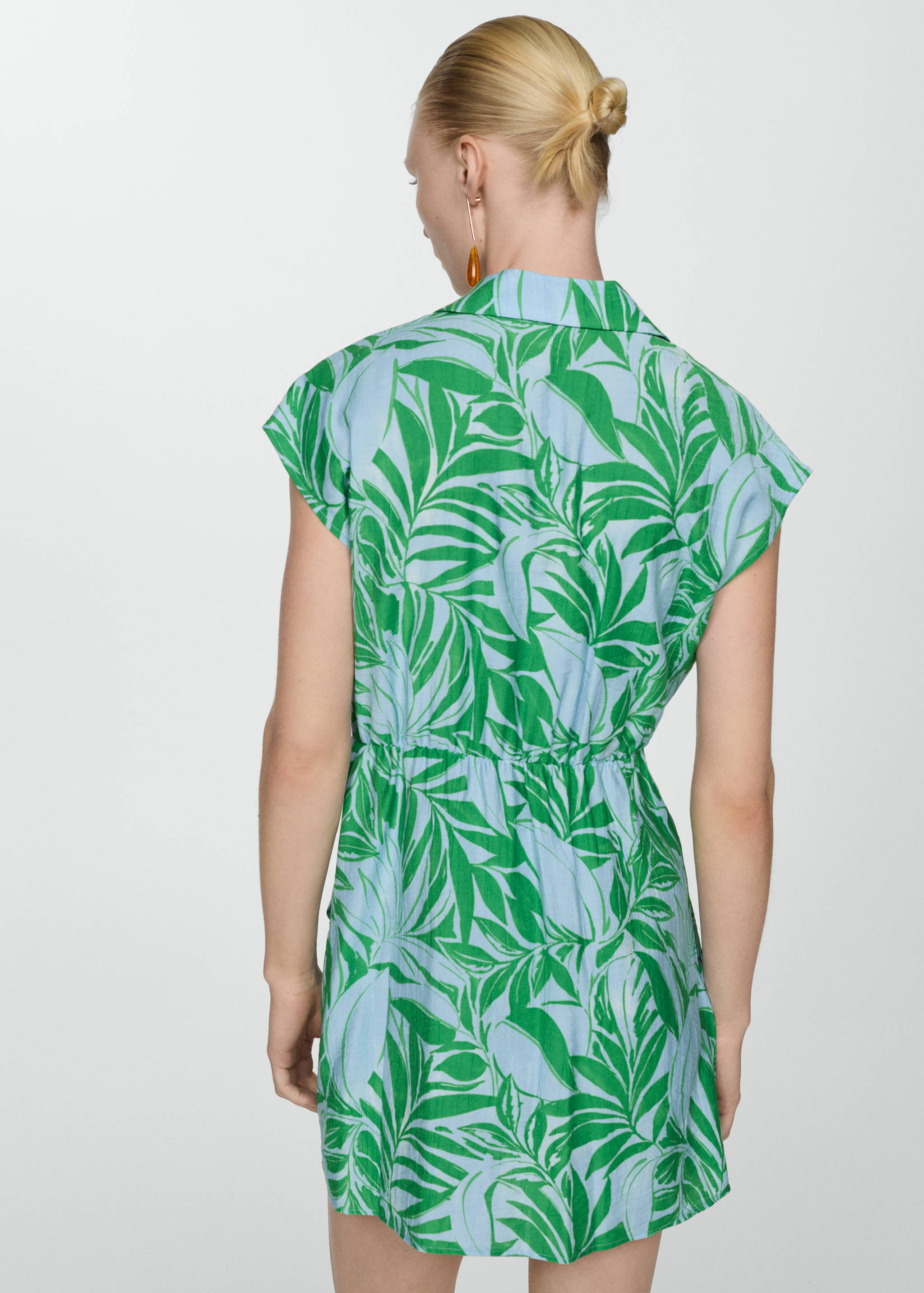 Print wrap dress - Reverse of the article