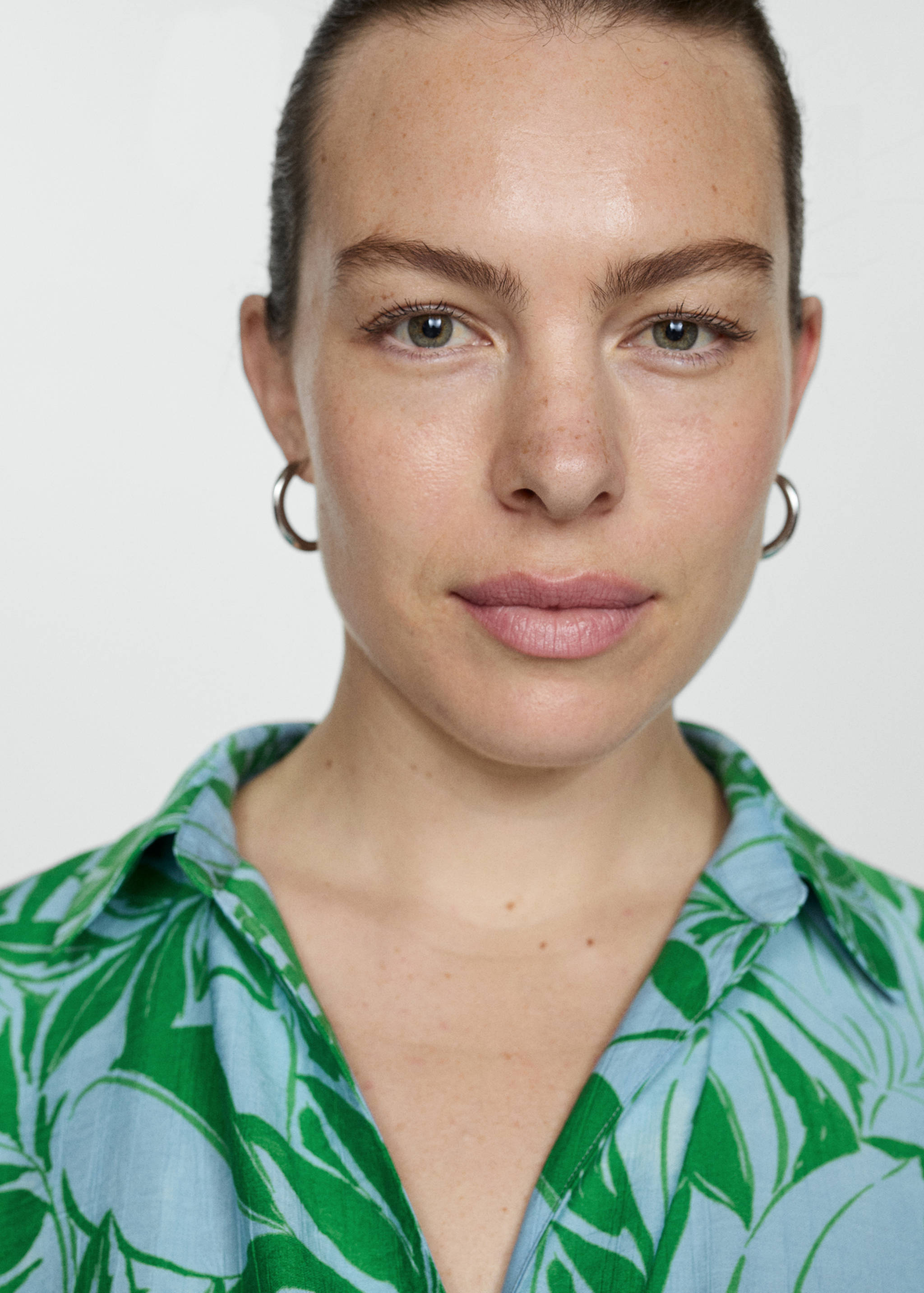 Print wrap dress - Details of the article 4